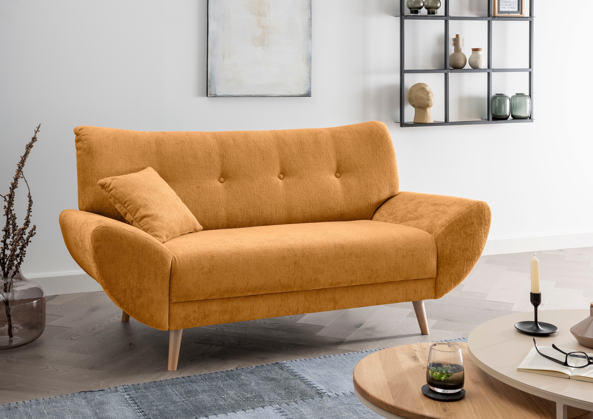 Home affaire Polstergarnitur »Basta« 3-2-1, 3 tlg. tlg. günstig online kaufen