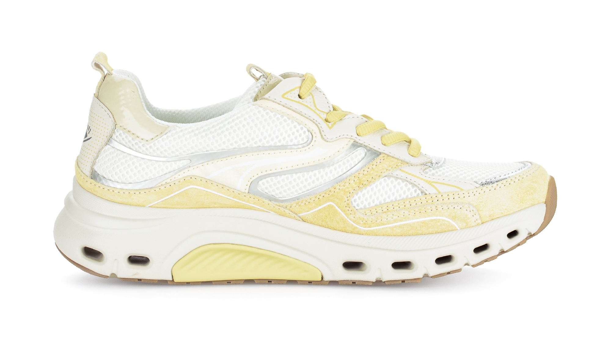 Gabor Rollingsoft Keilsneaker  , Freizeitschuh, Halbschuh, Schnürschuh mit weichem Schaftrand