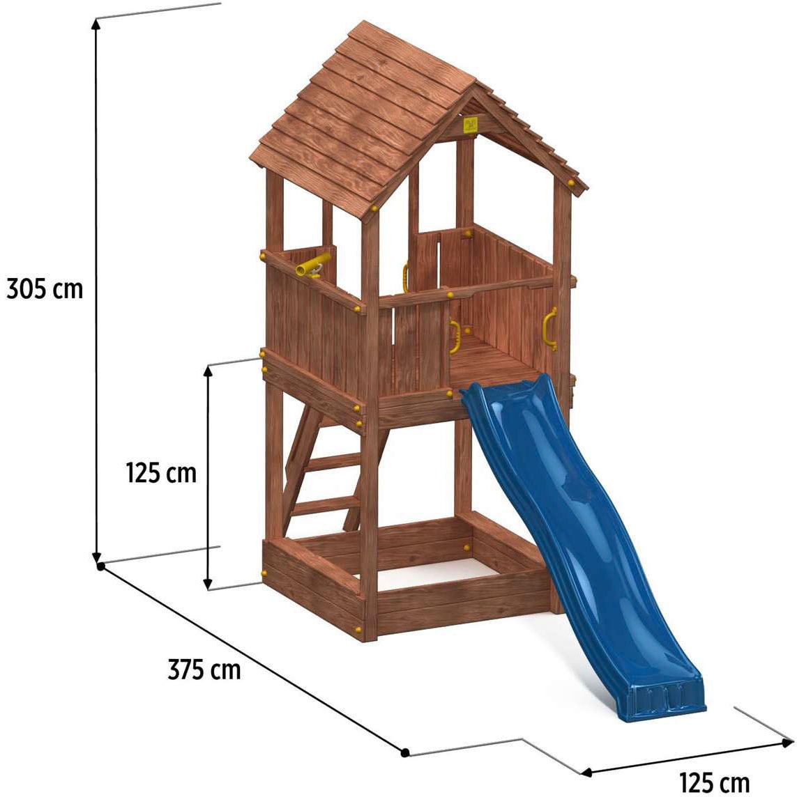 FUNGOO Spielturm »JOY«, mit Rutsche