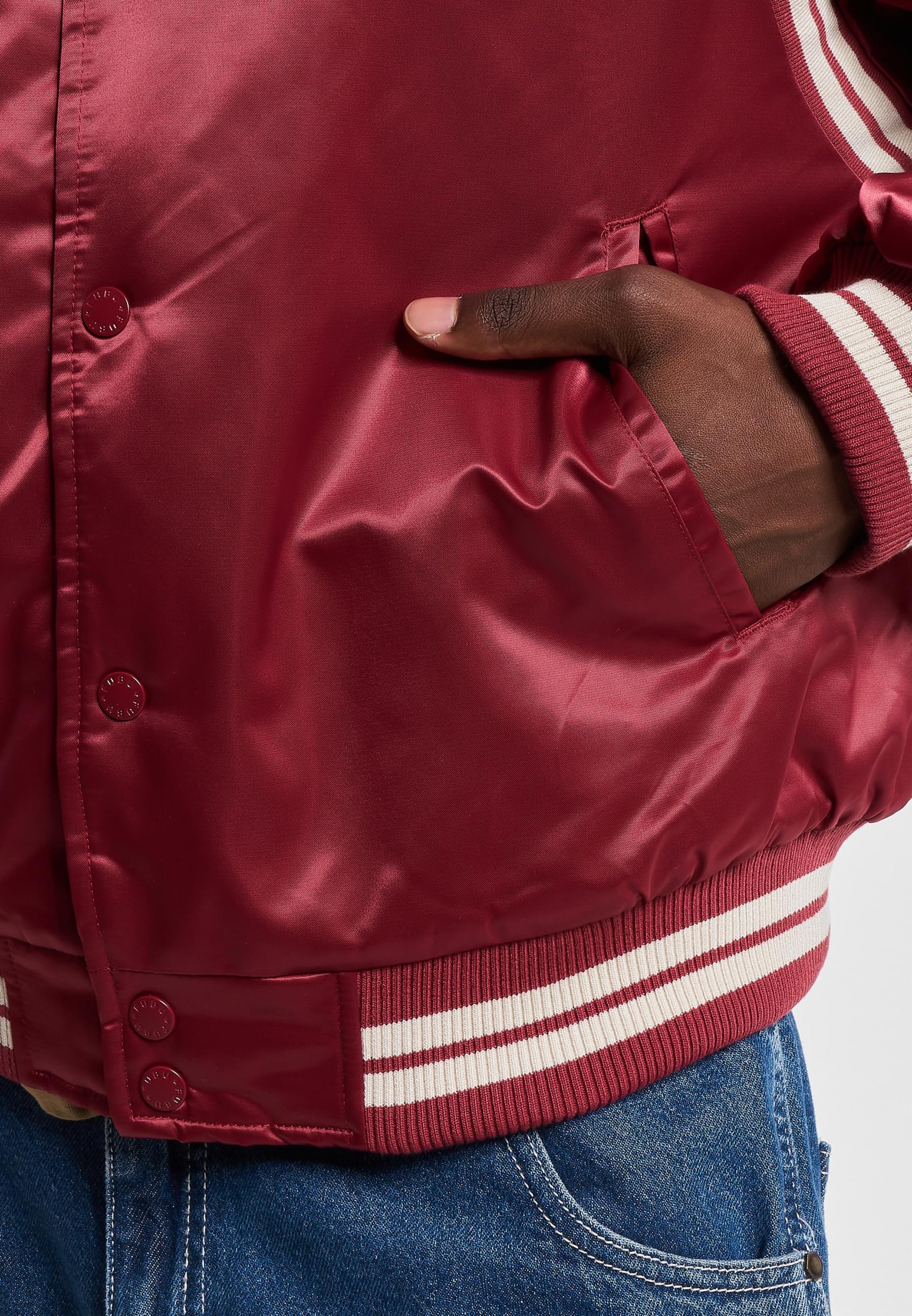 Fubu Bomberjacke »Fubu Herren FM233-001-2 FUBU College Satin Varsity Jacket« 1 Stk. tlg. ohne Kapuze