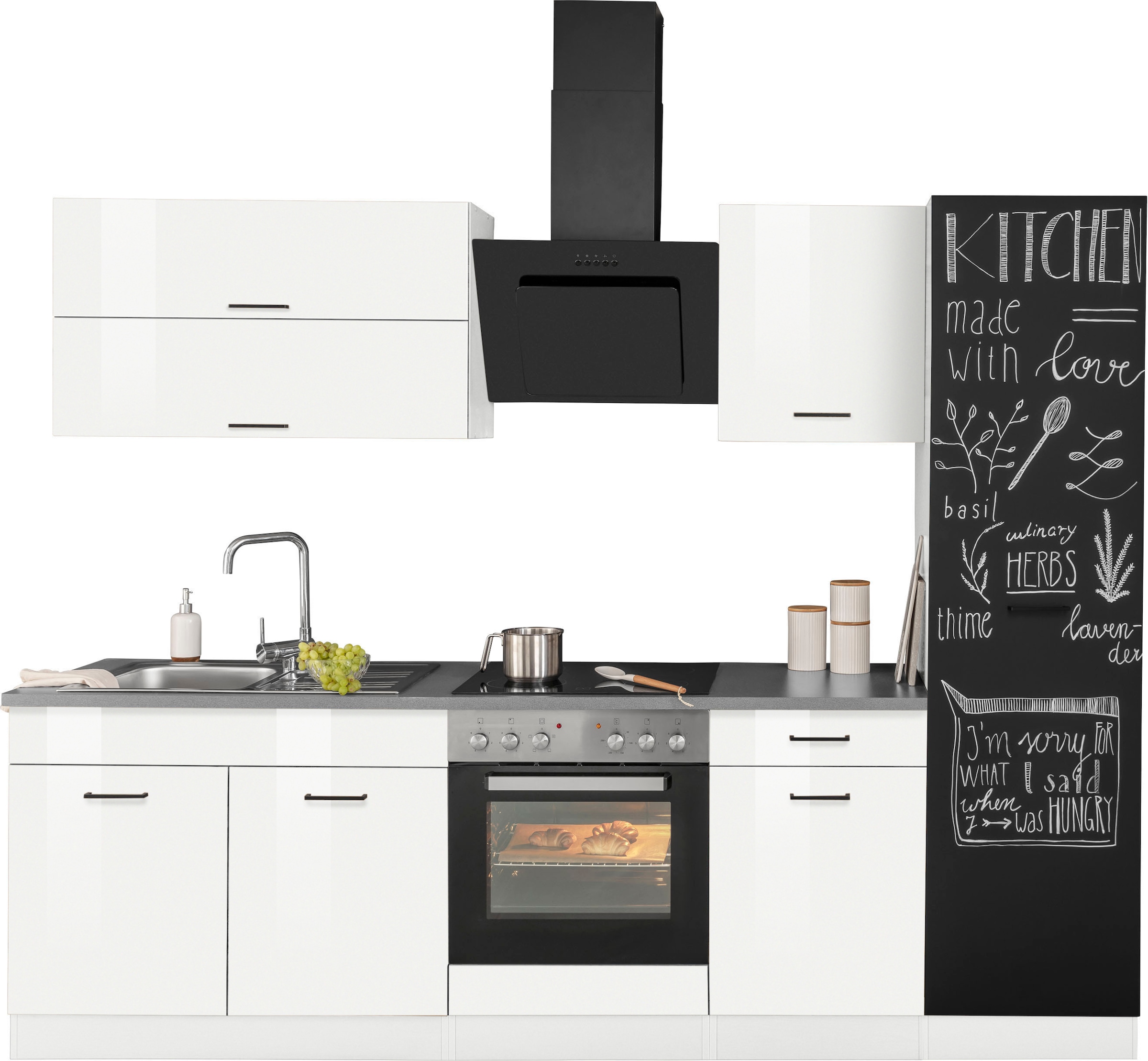 HELD MÖBEL Küchenzeile »Trier«, mit E-Geräten, Breite 260 cm online kaufen