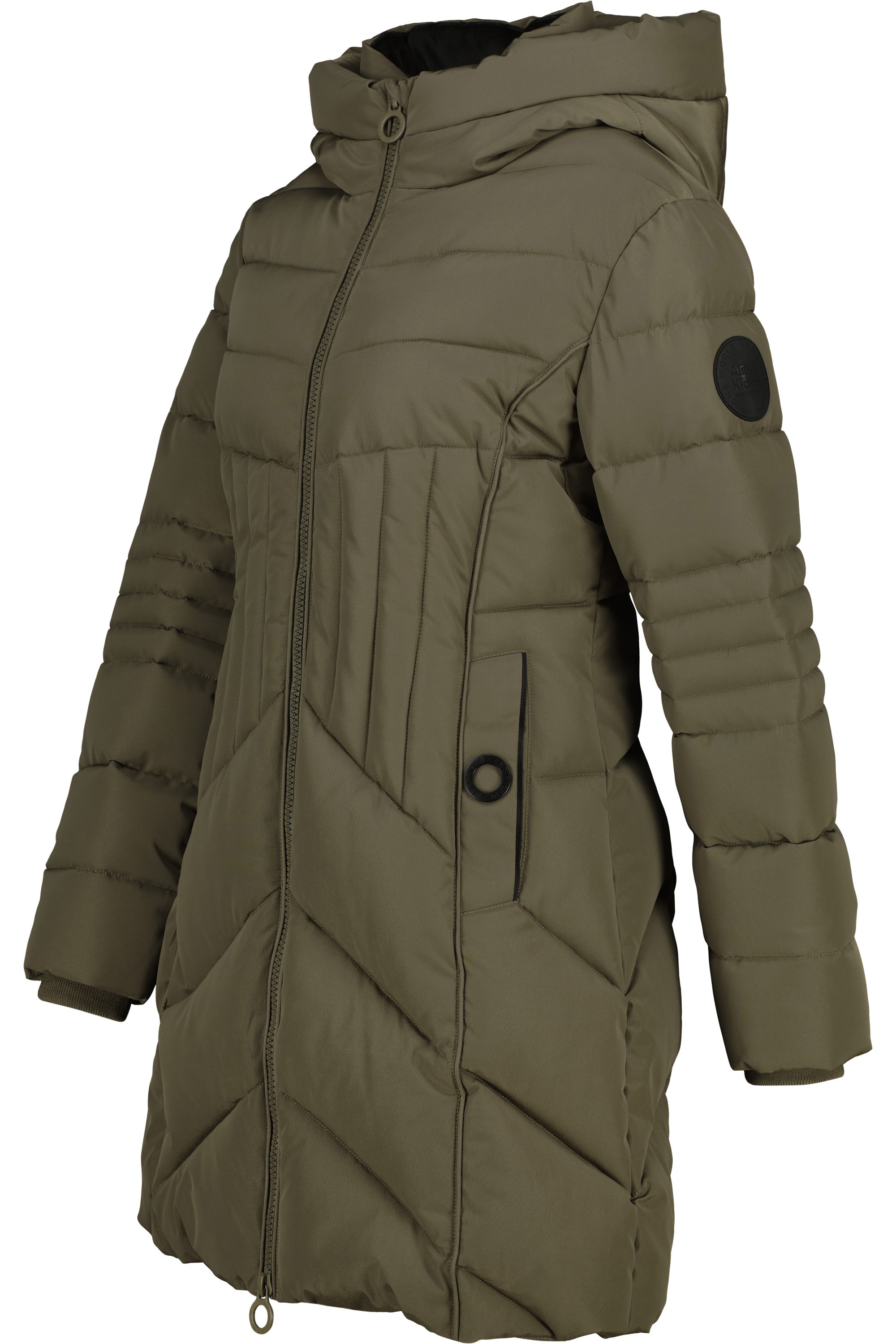 Alife & Kickin Winterjacke »Damen PriscillaAK A«, mit Kapuze, Gefütterter kurzer Mantel mit figurbetonter Passform und 2-Wege-Zip