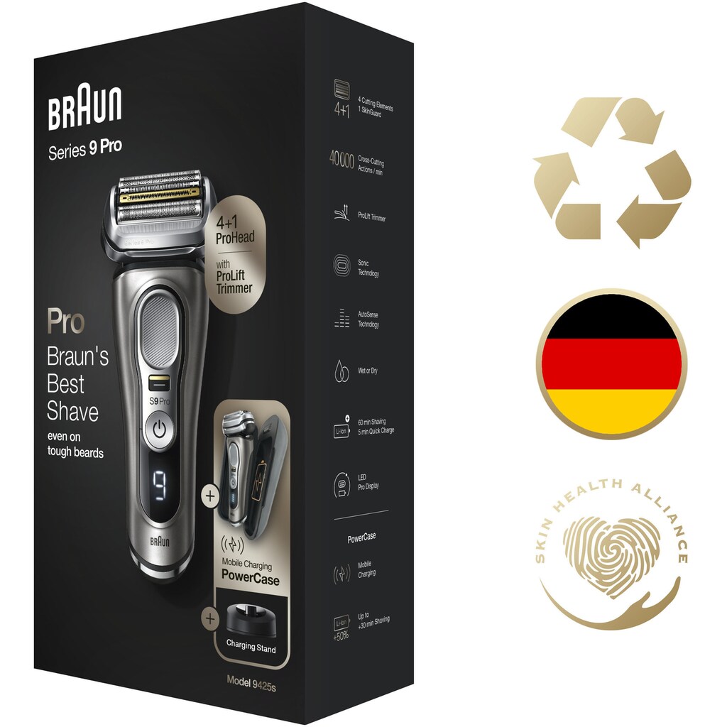 Braun Elektrorasierer »Series 9 Pro - 9425s«, 1 St. Aufsätze