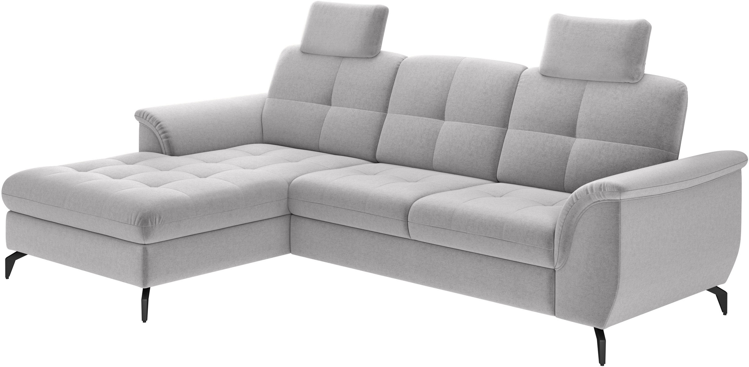 sit&more Ecksofa »Zora L-Form«, wahlweise mit Bettfunktion und Bettkasten