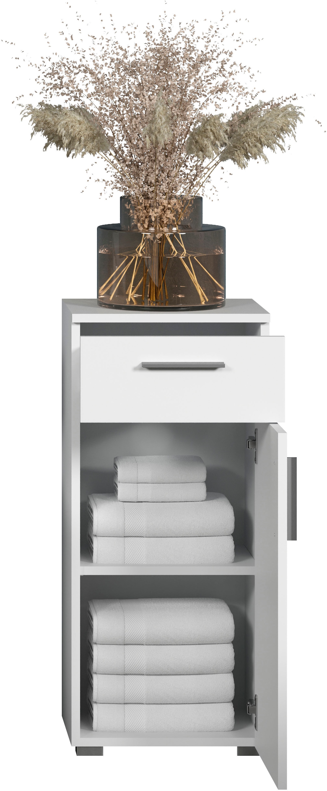 welltime Unterschrank »Prag«, (1 St.), Standschrank mit 1 Tür, 1 Schublade - (B/T/H) 37/31/83 cm