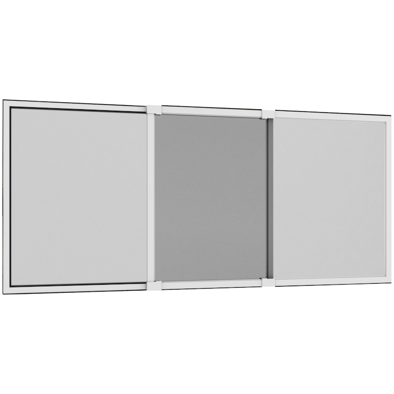 HECHT INTERNATIONAL Insektenschutz-Fensterrahmen »COMFY SLIDE XL« BxH: 75x100 cm, Rahmen: weiß, Gewebe: anthrazit Rahmen: weiß Gewebe: anthrazit