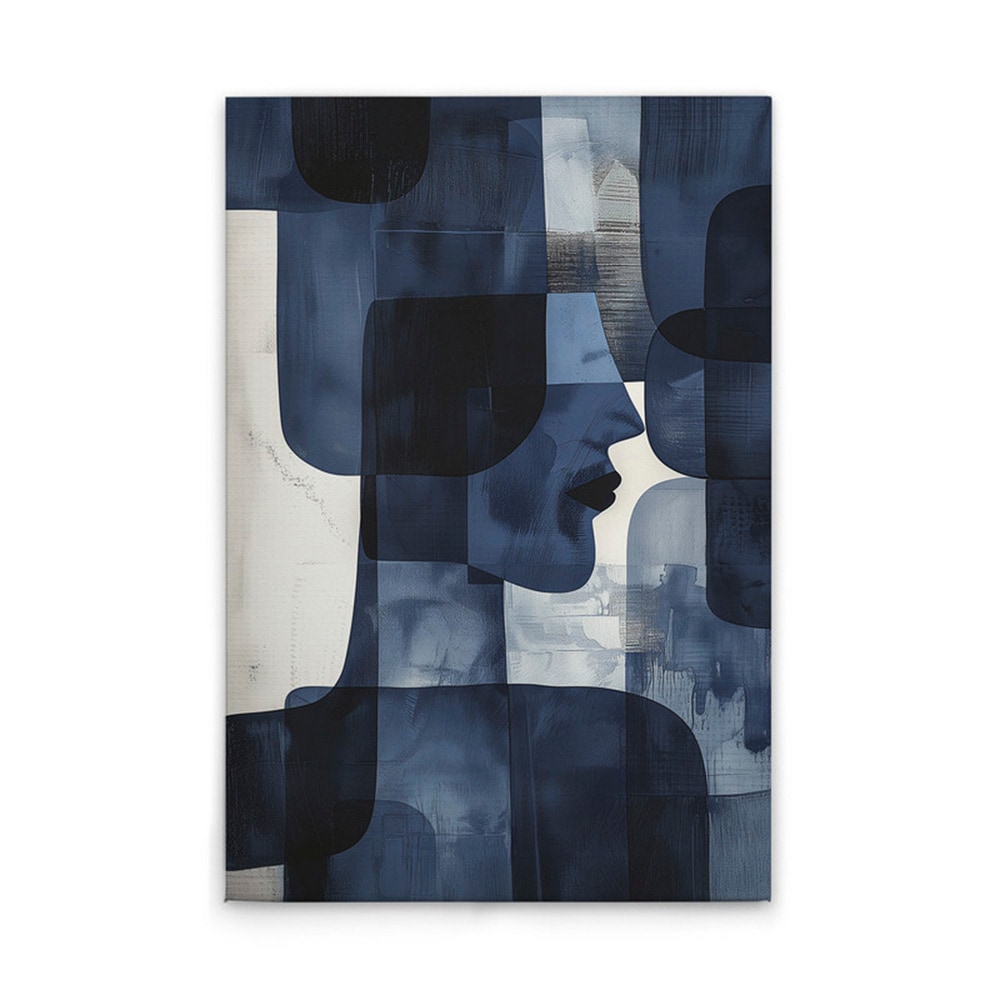 A.S. Création Leinwandbild »Abstract Man - Wandbild Blau Weiß Keilrahmen Ku günstig online kaufen