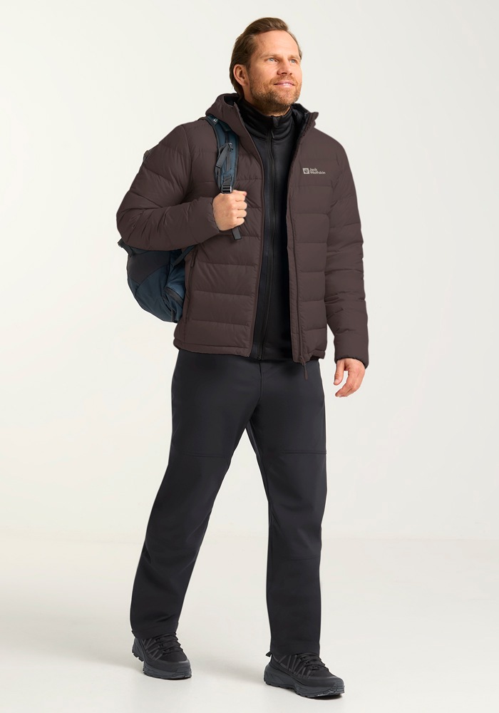 Jack Wolfskin Daunenjacke »ATHER DOWN HOODY M RDS«, mit Kapuze