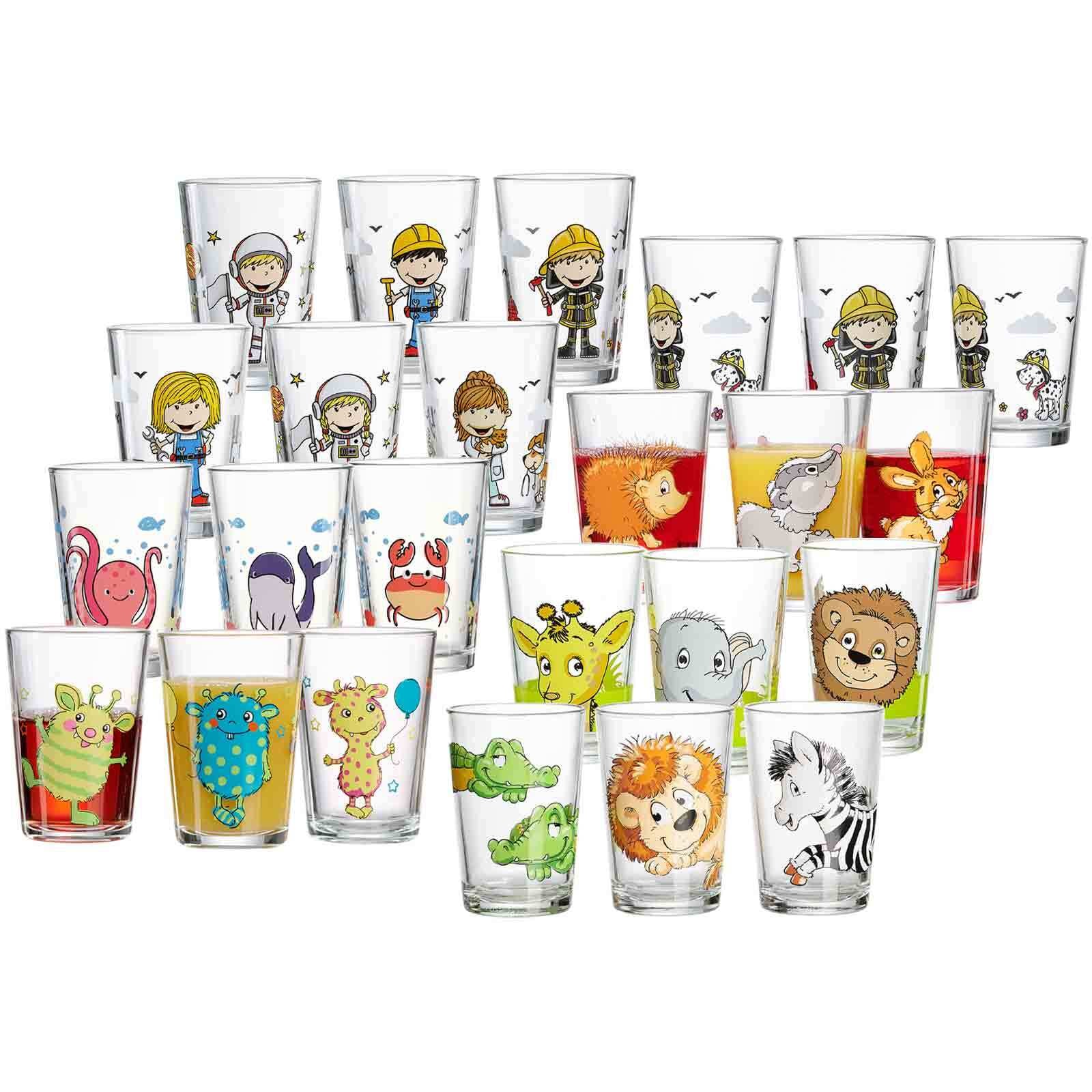 Ritzenhoff & Breker Kinderbecher »Kindergläser Tiere & Berufe 205 ml 24er S günstig online kaufen
