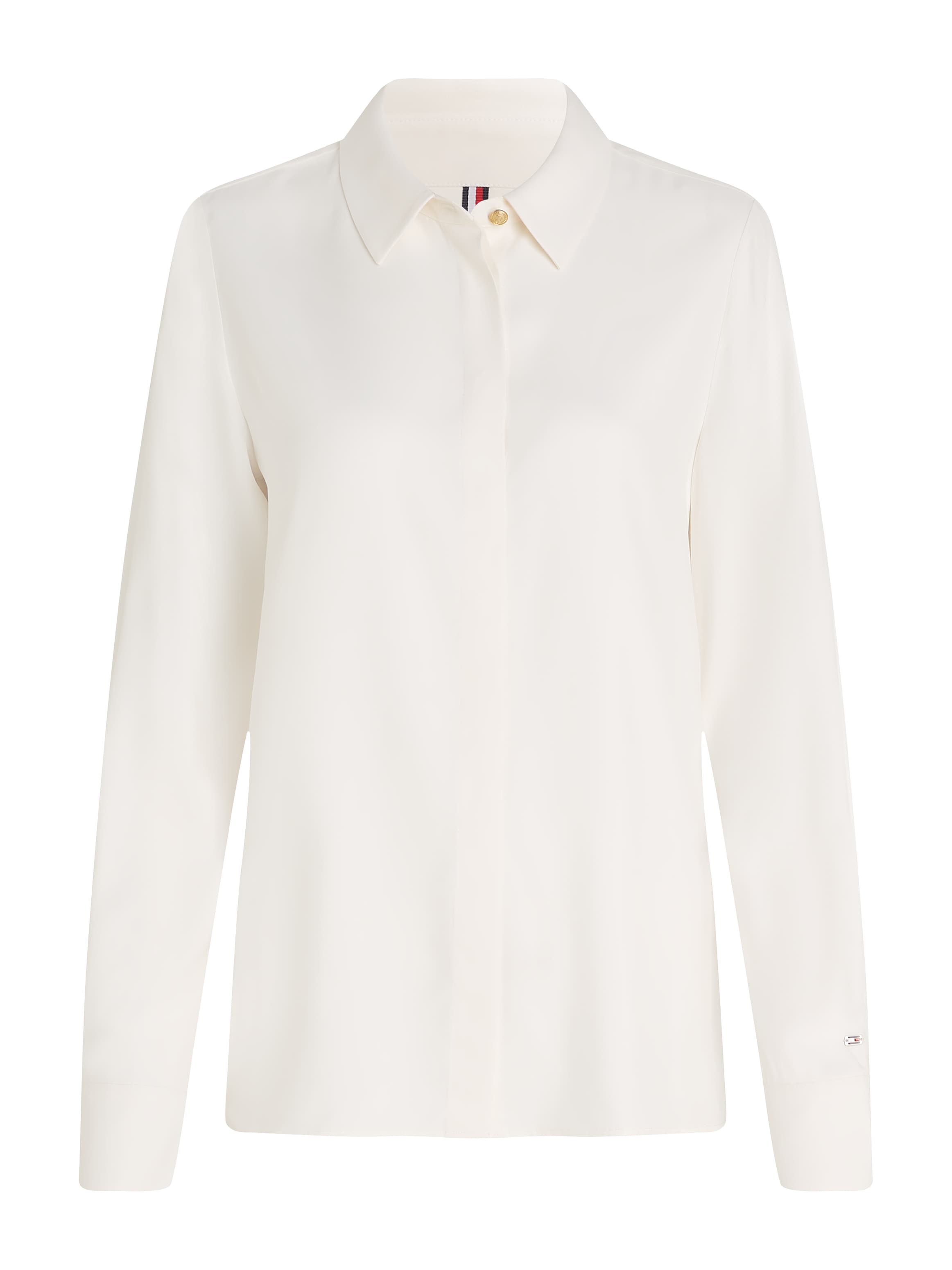 Tommy Hilfiger Langarmbluse mit Logoflagge