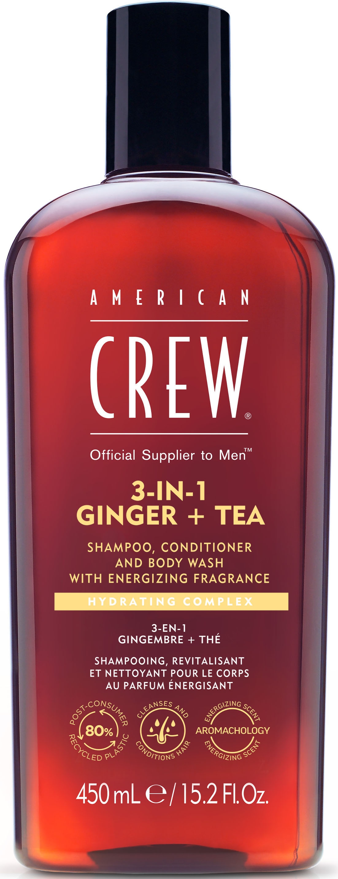 Haarshampoo »3In1 Ginger & Tea Shampoo, Conditioner & Body Wash 450 ml«, (1 tlg.)