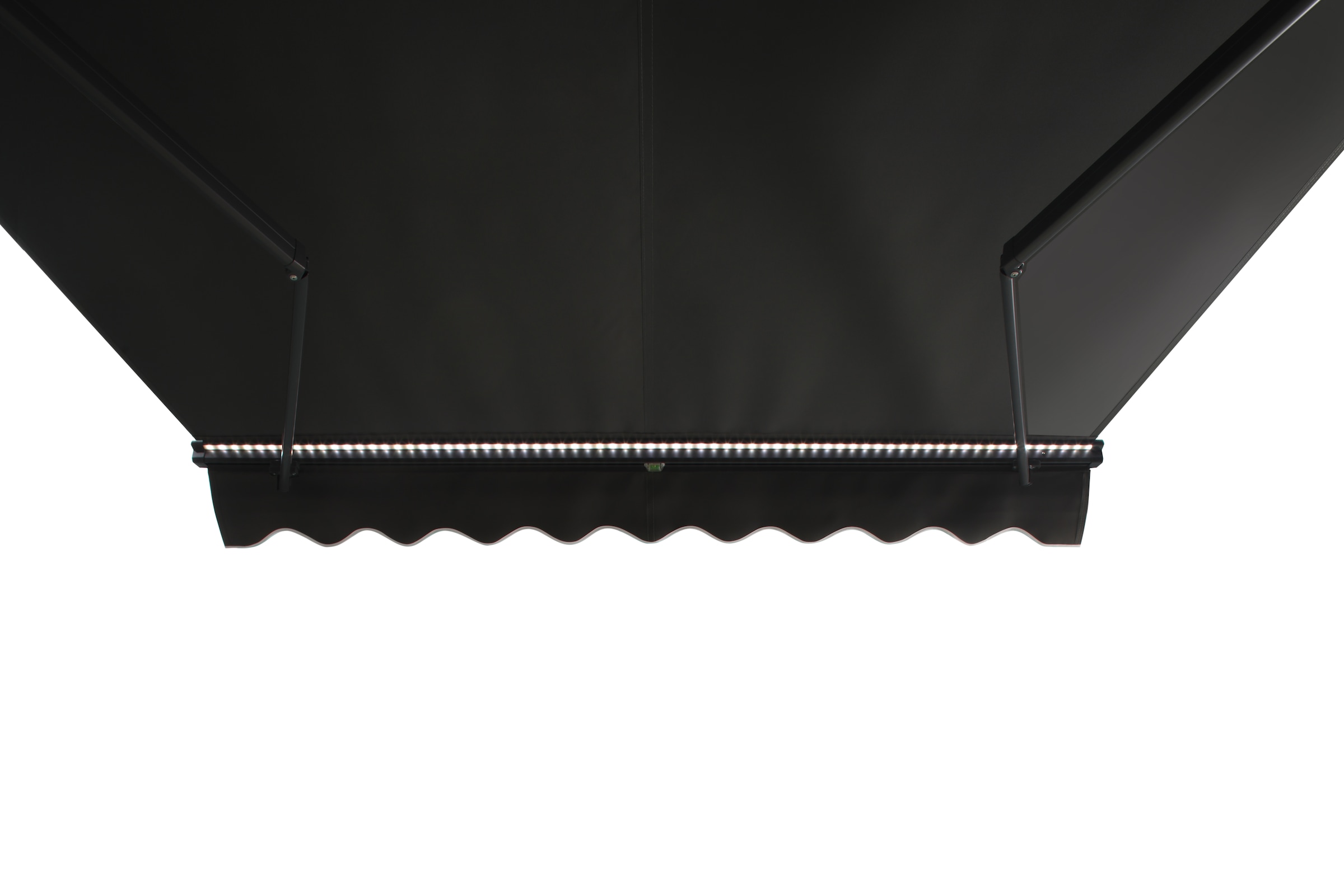 KONIFERA Gelenkarmmarkise »mit LED-Beleuchtung, Ausfall: 200 cm, in verschiedenen Breiten«, wasserabweisendes, UV-beständiges, strapazierfähiges Polyester