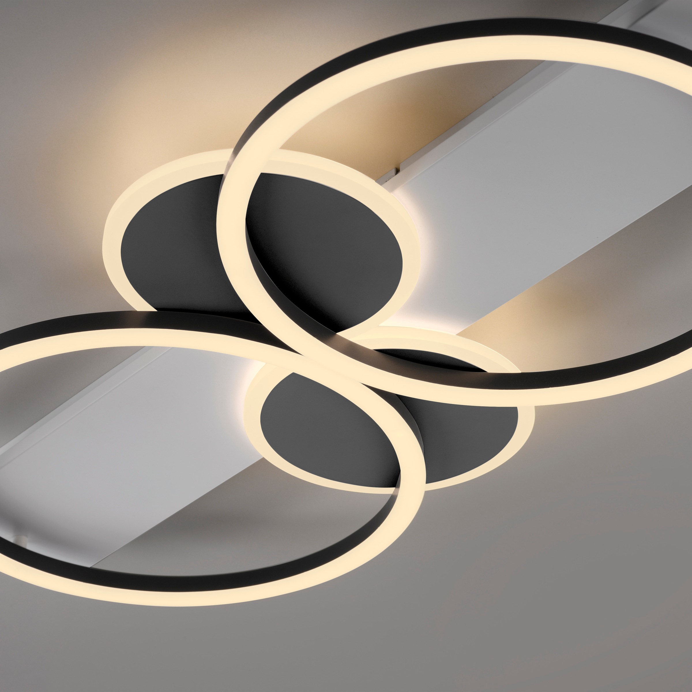JUST LIGHT Deckenleuchte »TROOPER«, 2 flammig, Leuchtmittel LED-Board | LED fest integriert, LED, separat steuerbar (Schalter)