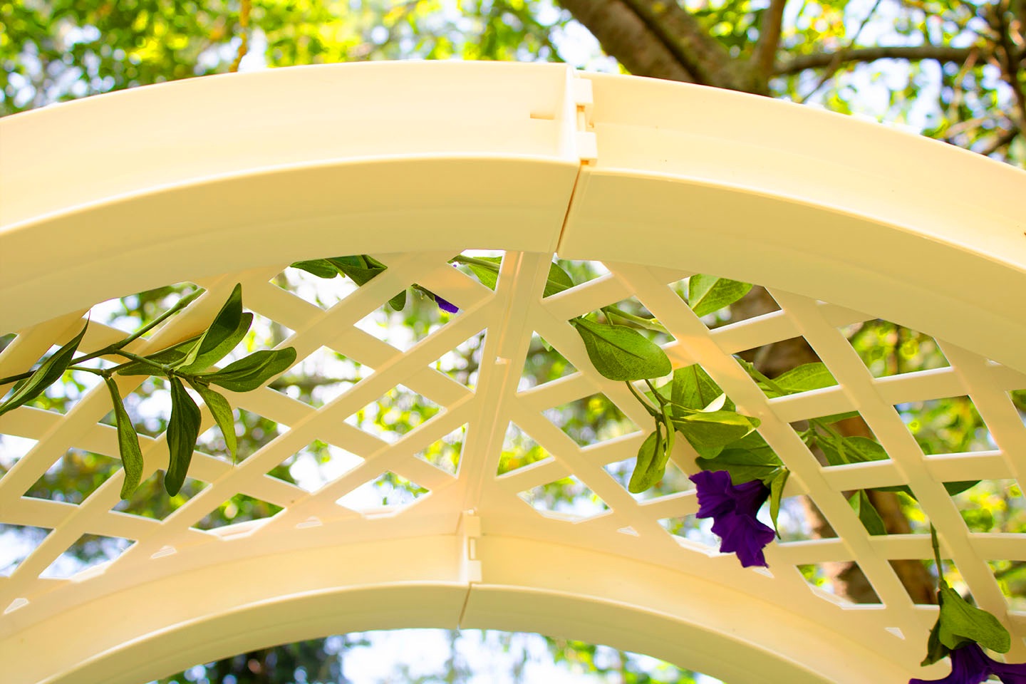 KHW Rosenbogen BxTxH: 174x43x207 cm, inkl. 2 Pflanzkästen