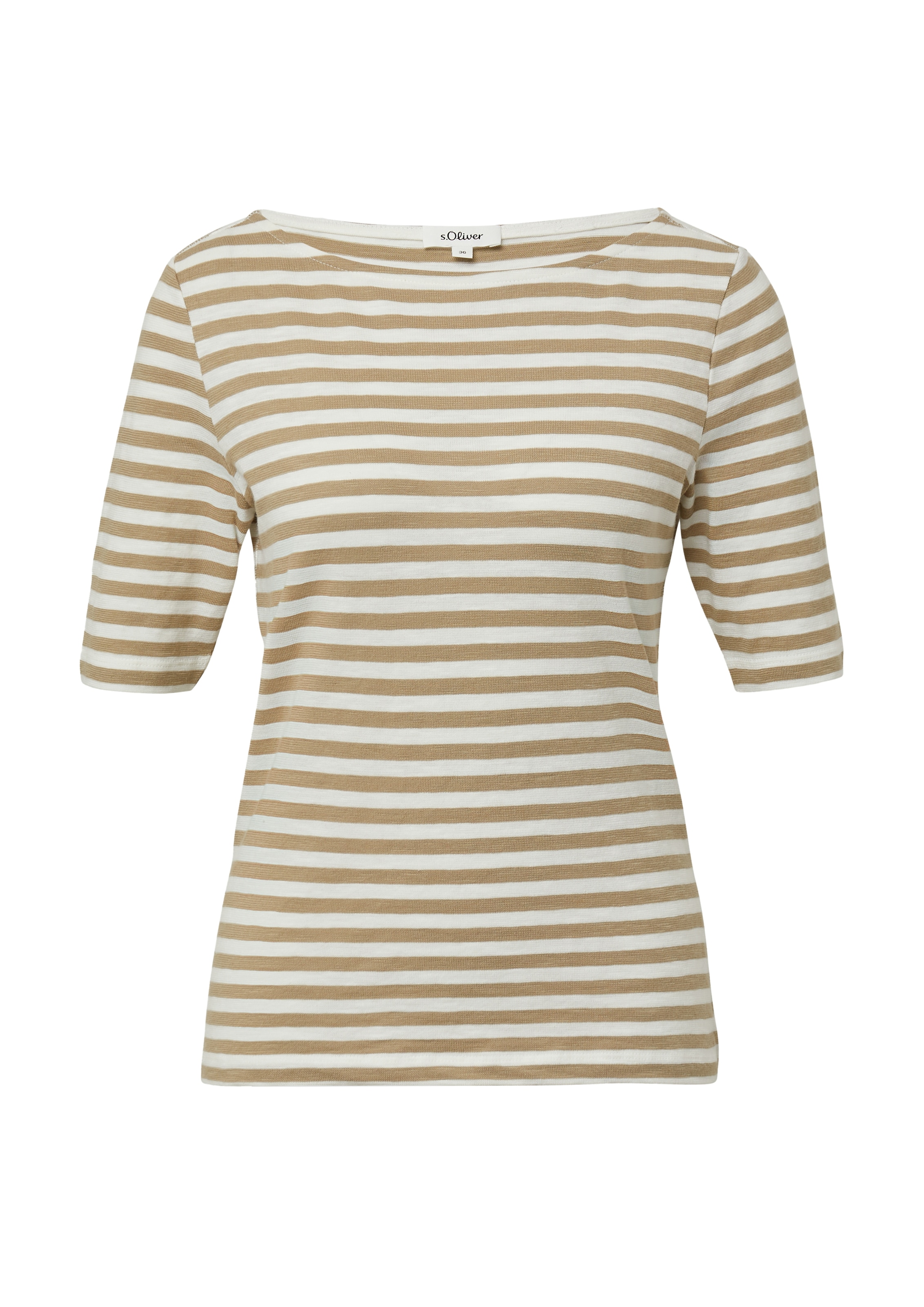 s.Oliver T-Shirt, mit Streifen Muster