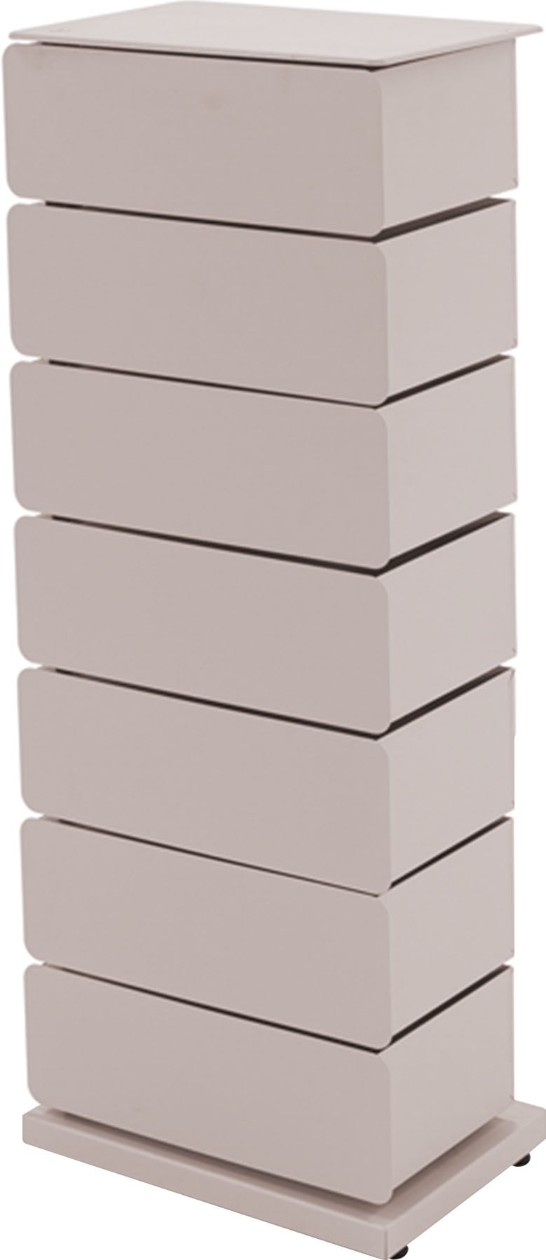 Spinder Design Schuhkommode »Joey Metallschuhschrank 7 Fächer« Metallschrank, B/T/H 37/26/98,5 cm