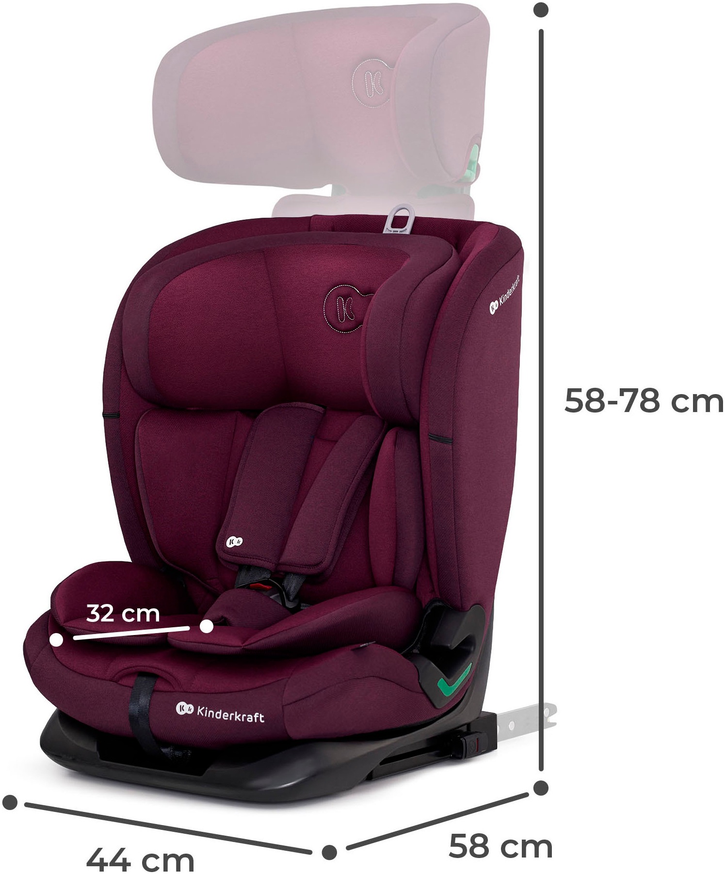 Kinderkraft Autokindersitz »ONETO3 i-Size« Klasse I / II / III (9-36 kg)