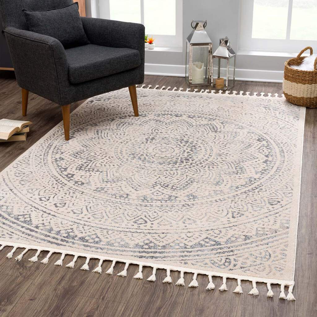 Carpet City Teppich »Art 1652«, rechteckig, 7 mm Höhe, Kurzflor, Ornamenten günstig online kaufen