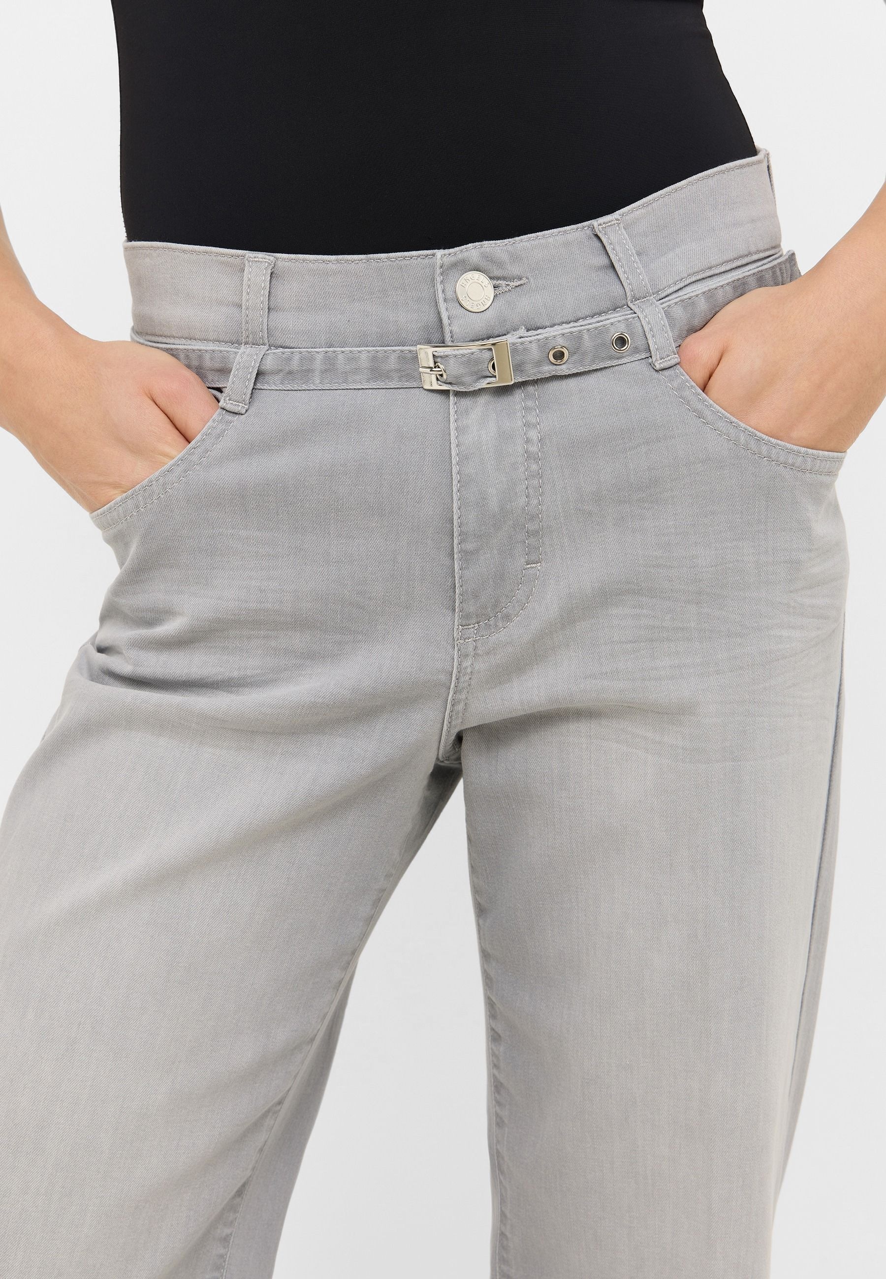 ANGELS Relax-fit-Jeans »LIZ BELT«, mit integriertem Gürtel