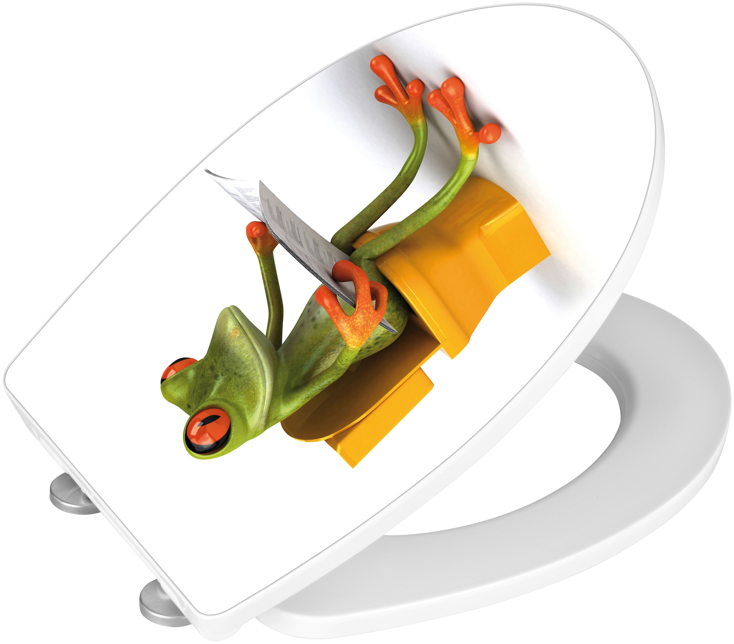WENKO WC-Sitz »Frog News«, Mit Absenkautomatik