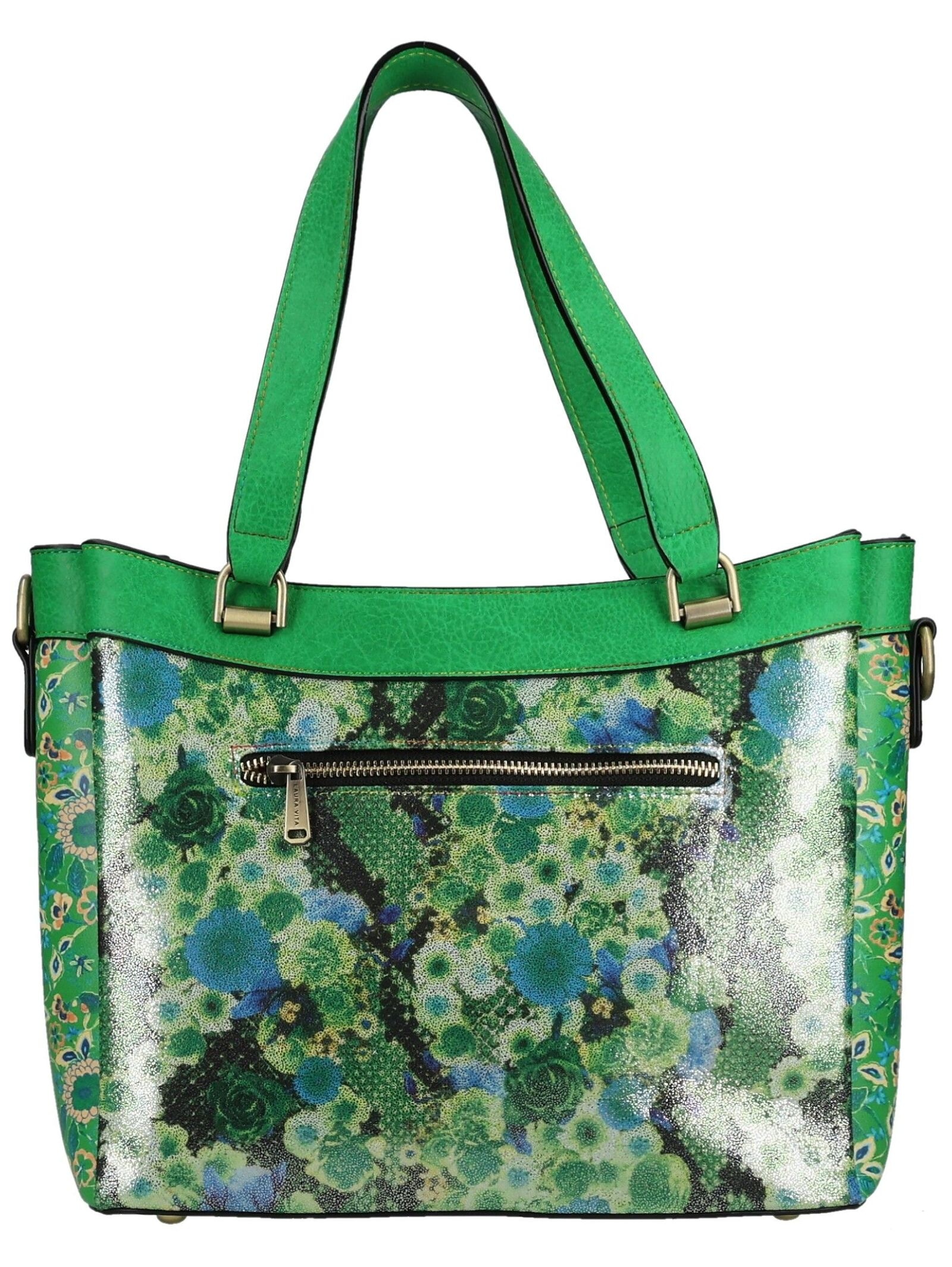 LAURA VITA Henkeltasche »LAURA VITA Taschen Lederimitat/Textil«