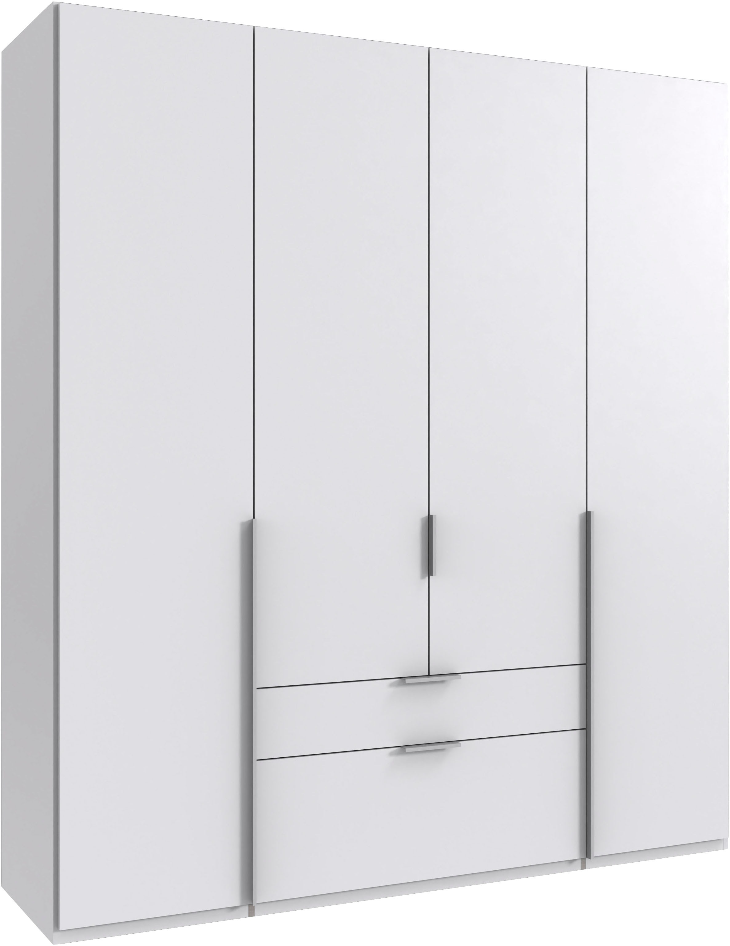 Wimex Drehtürenschrank »Mugano« mit langen oder kurzen Griffen aus Metall, günstig online kaufen