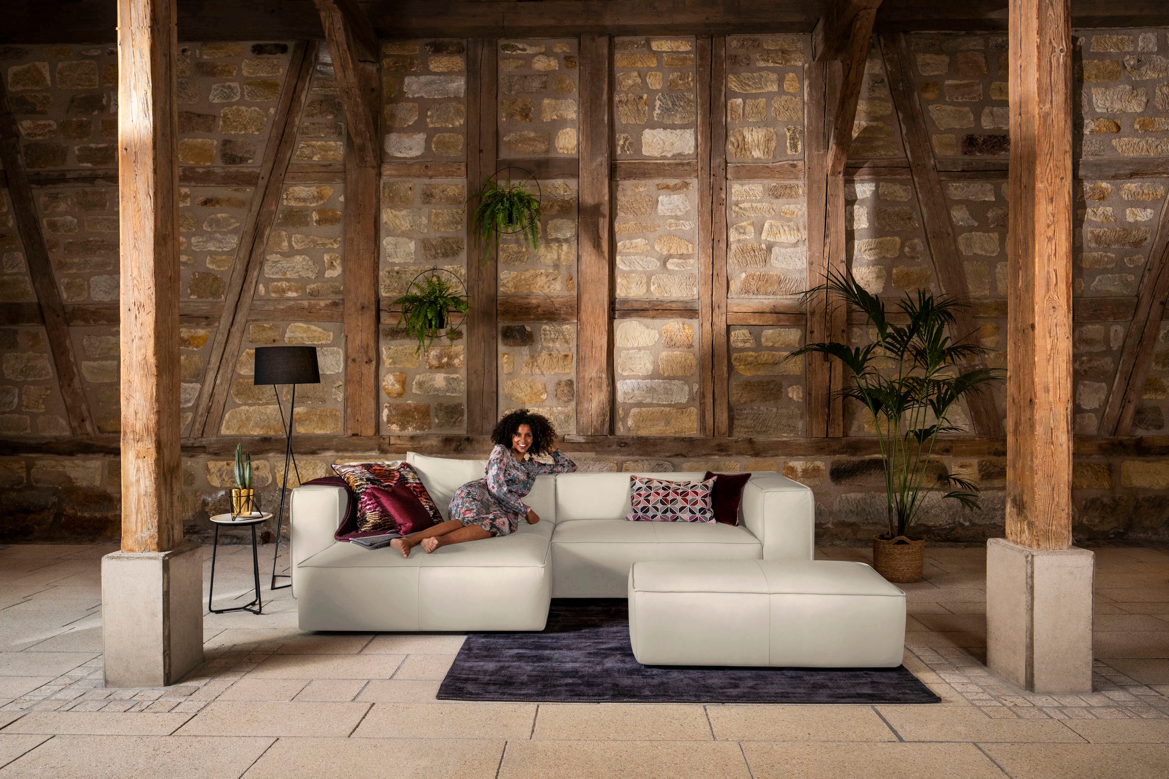 W.SCHILLIG Ecksofa »around-the-block, modern und elegant, bequem, L-Form«, günstig online kaufen