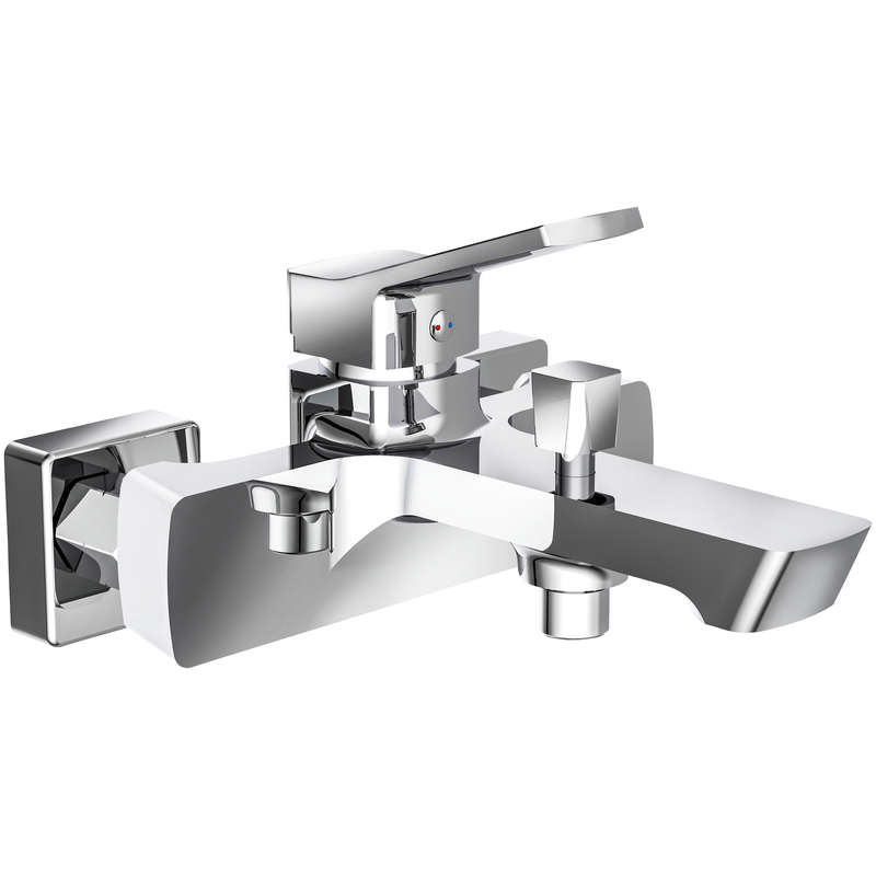 SCHÜTTE Wannenarmatur »Stilo« Mischbatterie Badewanne, Wasserhahn Bad, Wannenarmatur in Chrom verchromt