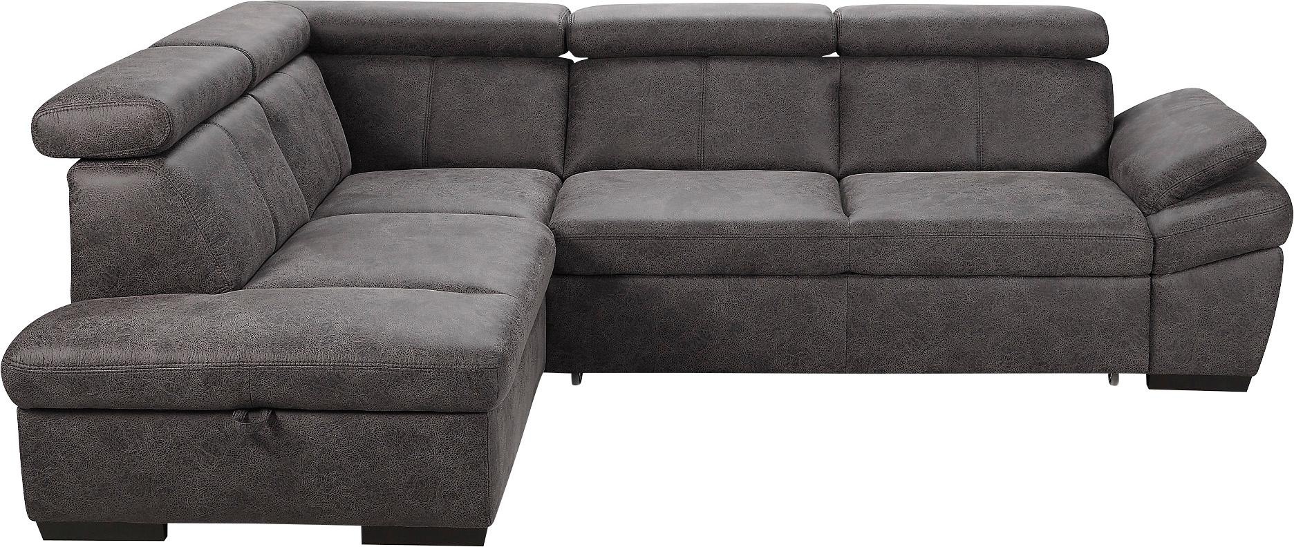 exxpo - sofa fashion Ecksofa »Salerno, Funktionssofa, hoher Sitzkomfort, Br günstig online kaufen
