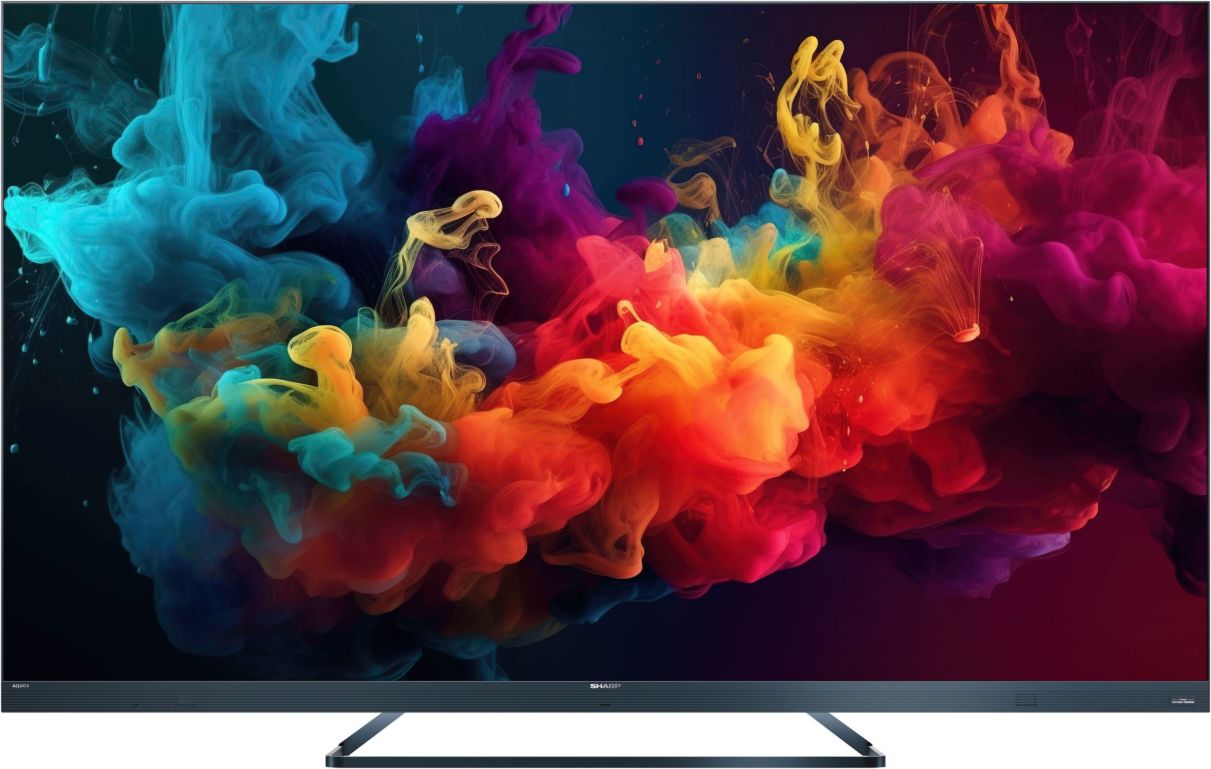 Sharp LED-Fernseher »SHARP 75FQ5EG Quantum Dot Google TV 189 cm (75 Zoll) 4K Ultra HD QLED«, 189 cm/75 Zoll, 4K Ultra HD, Google TV, Quantum Dot, QLED, Dolby Atmos, Dolby Vision, HDMI 2.1 mit eARC