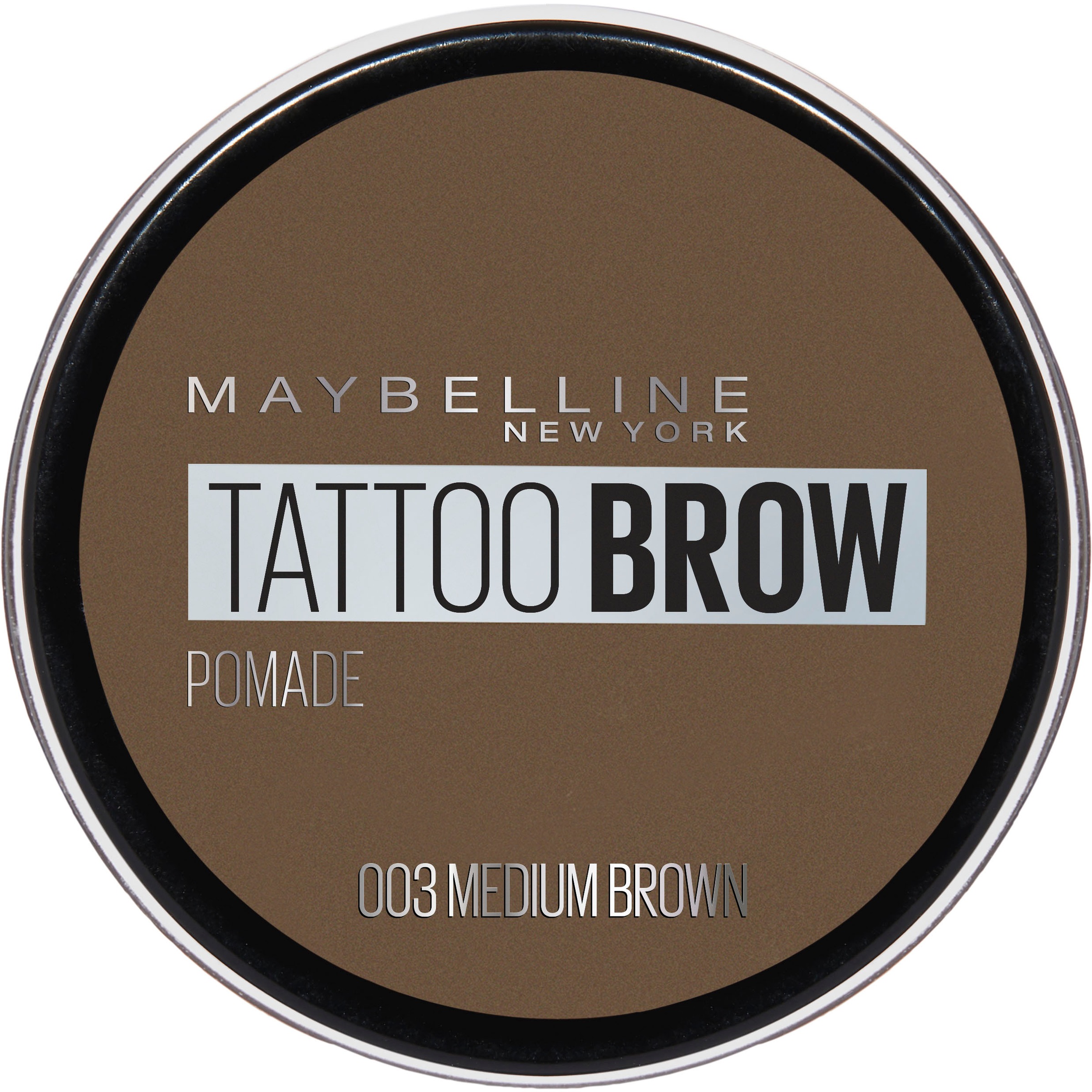 MAYBELLINE NEW YORK Augenbrauen-Gel »Tattoo Brow Pomade Pot«, mit hochpigmentierter Formel