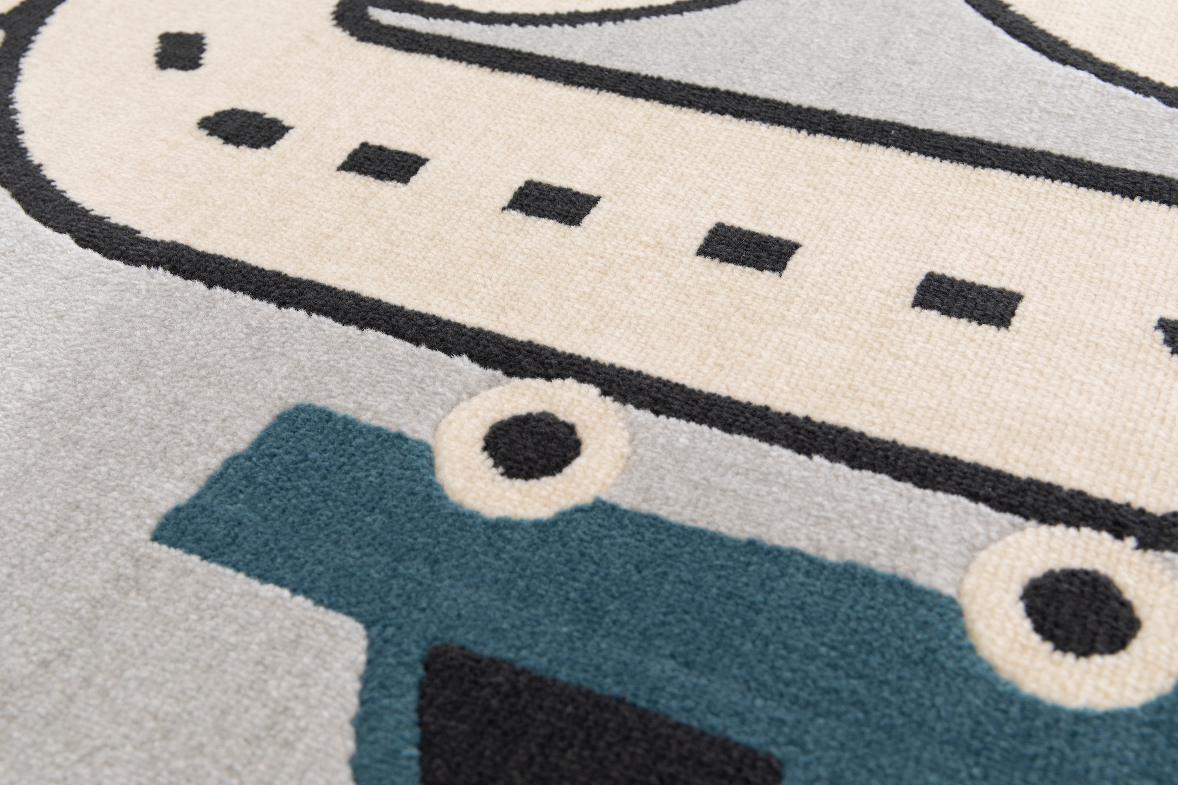 Primaflor-Ideen in Textil Kinderteppich »COCOON - Stadtentdecker«, rechteckig, 6 mm Höhe, Kurzflor, Spielteppich, Motiv Straße