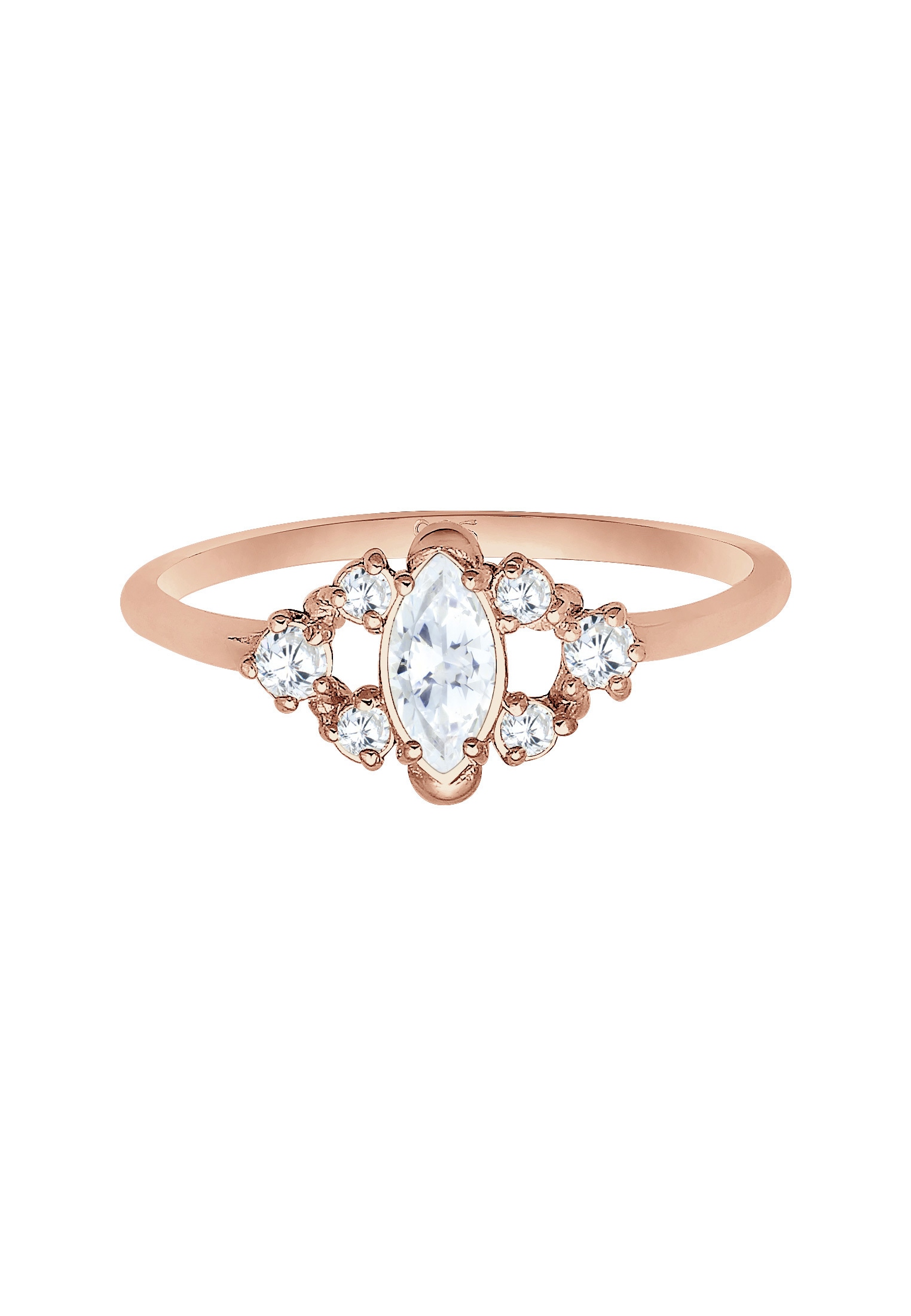 Elli Verlobungsring »Verlobungsring Zirkonia Weiß 925 Sterling Silber«