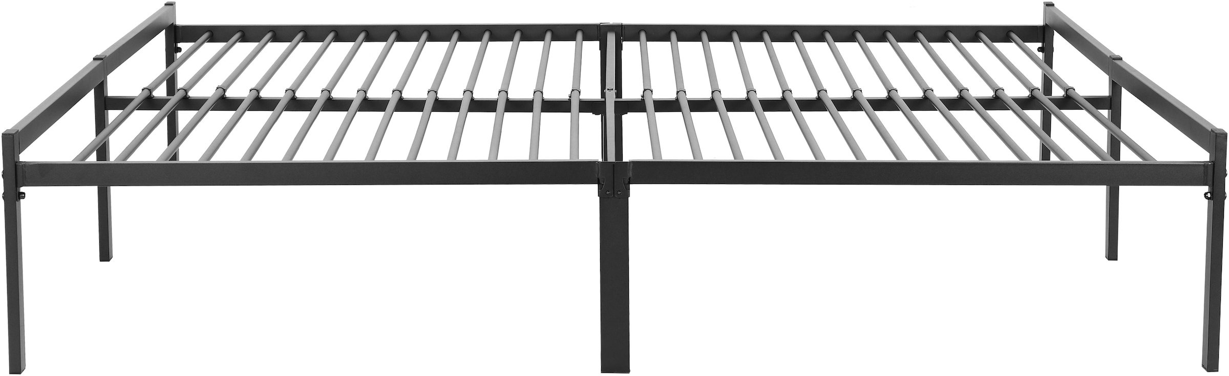 INOSIGN Metallbett »LIST Bett Bettgestell Bettrahmen Einzelbett Doppelbett«, (Stahlbett schwarz in TOP Qualität und 4 Breiten), Bett mit 26 Lattenroste zum Schutz der Matratze Bestseller