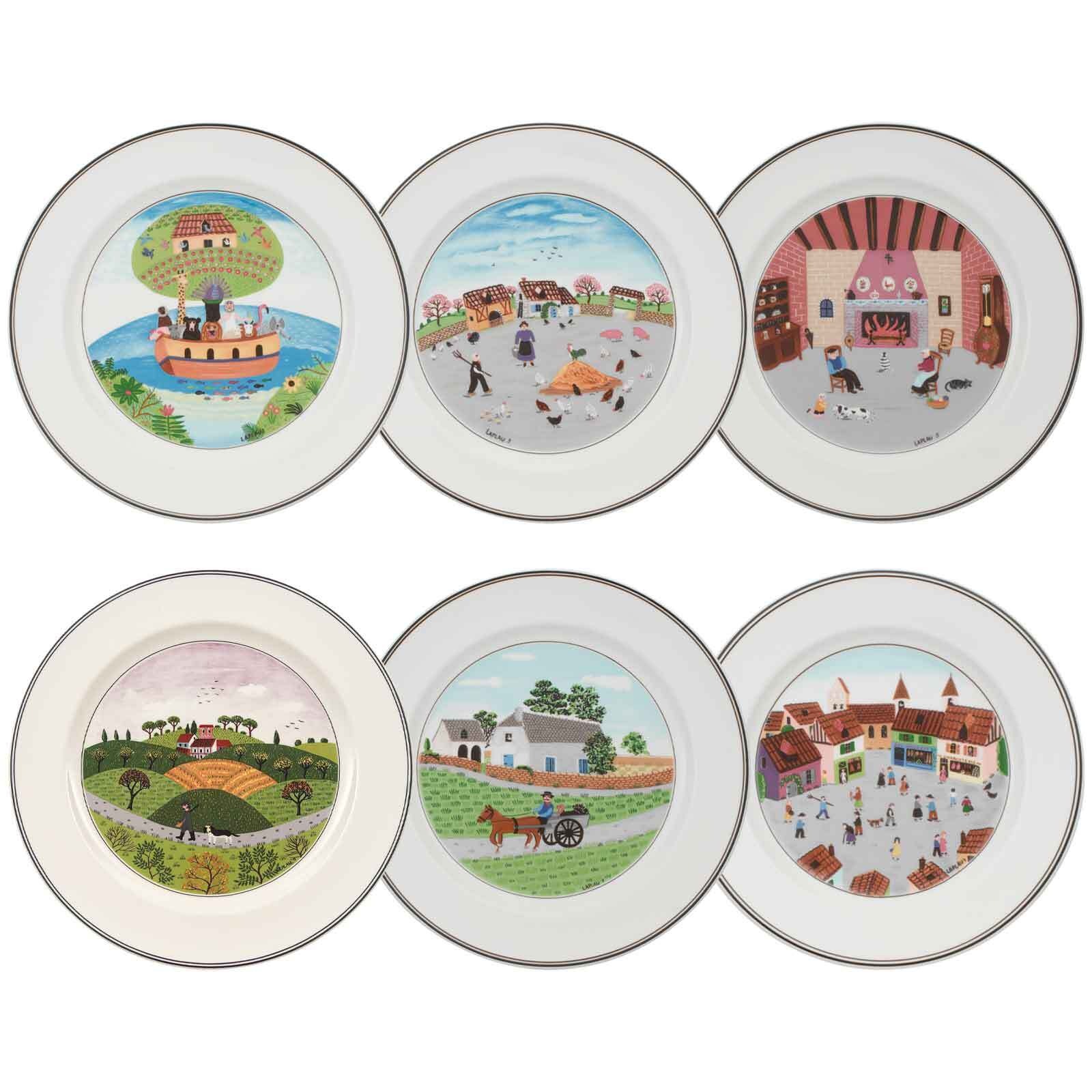 Villeroy & Boch Speiseteller »Speiseteller Kollektion Design Naif ø 27 cm 6 günstig online kaufen