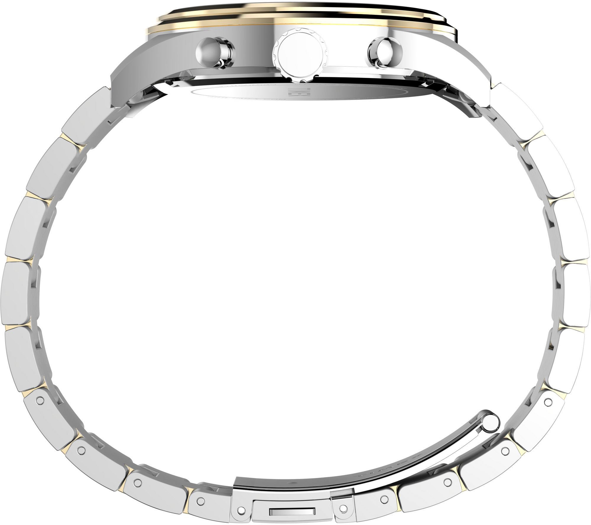 Timex Chronograph »DRESS CHRONO«, Quarzuhr, Armbanduhr, Herrenuhr,Edelstahlarmband,Stoppfunktion,Tag