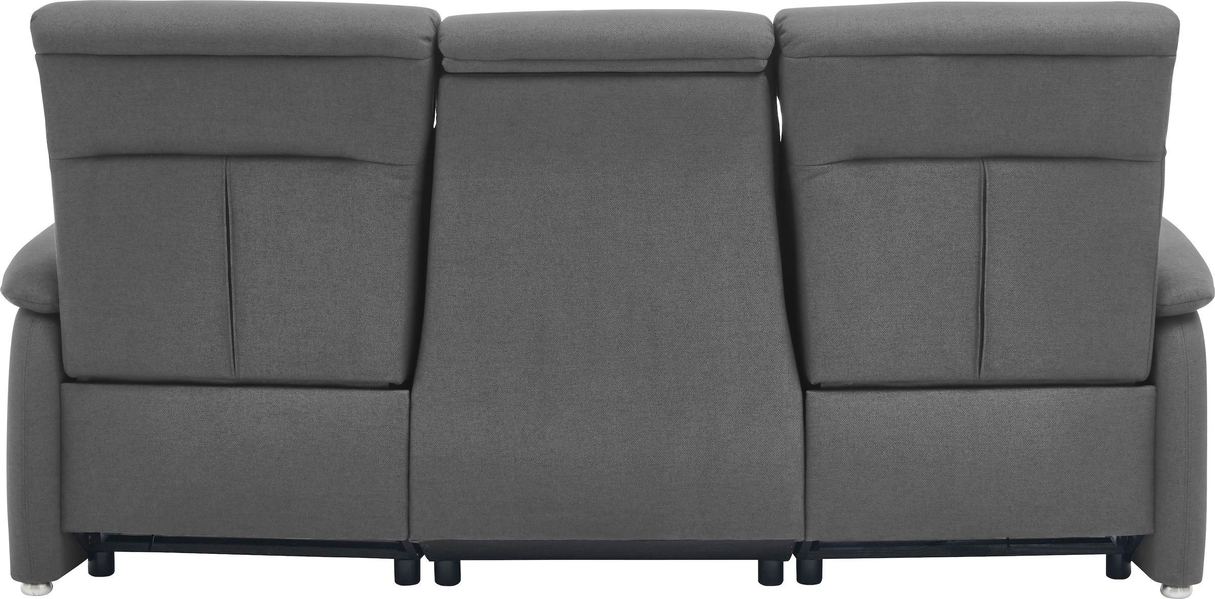 Home affaire 3-Sitzer »Turin mit Steckdose und USB-Port auch in Easy care-Bezug«, 2 x vollmotorische Relaxfunktion, herunterklappbarer Tisch