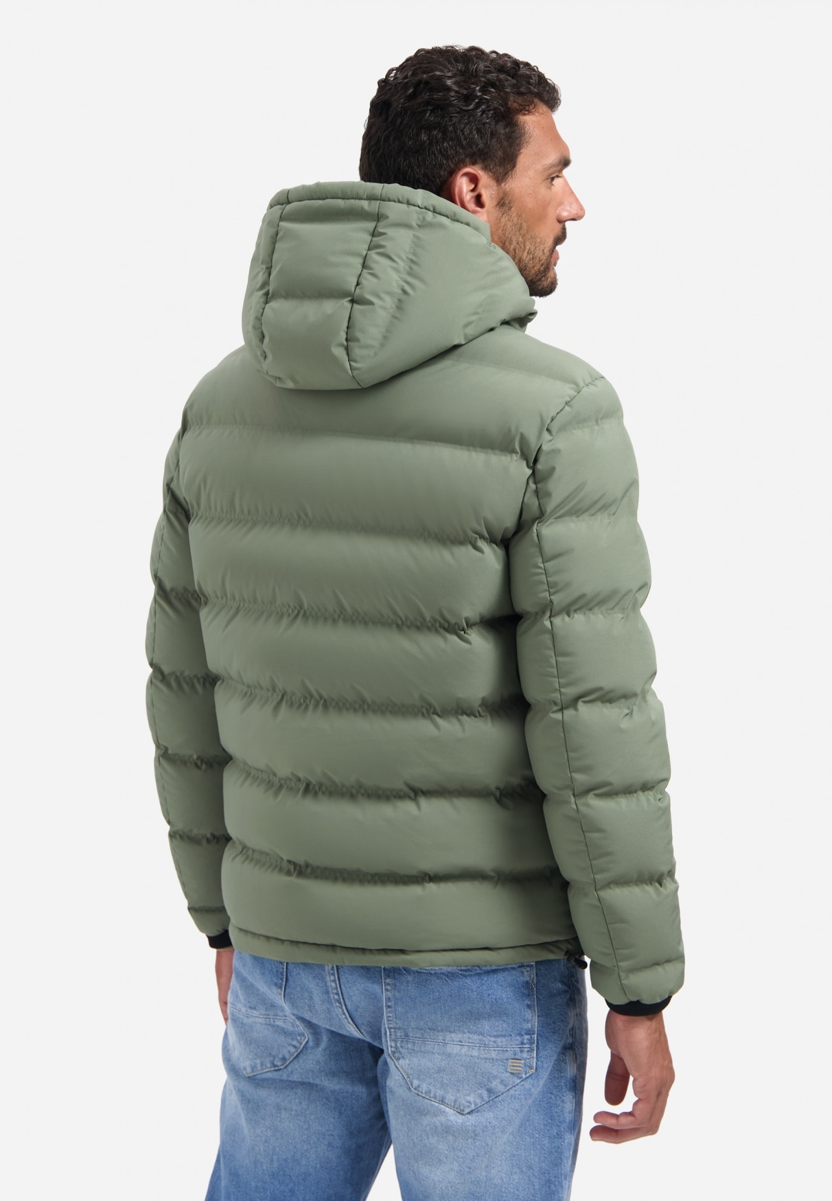 NO EXCESS Steppjacke »No Excess Jacke mit Kapuze Jacket Short Fit Sealed Hooded Padded«