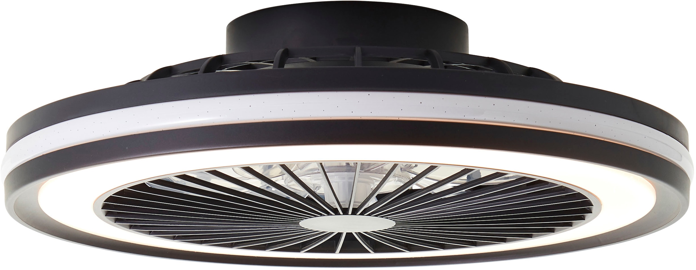 Brilliant LED Deckenleuchte »Palmero«, mit Ventilator, Ø 47 cm, IC-RGB, 5000 lm, dimmbar, 2700-6500 K