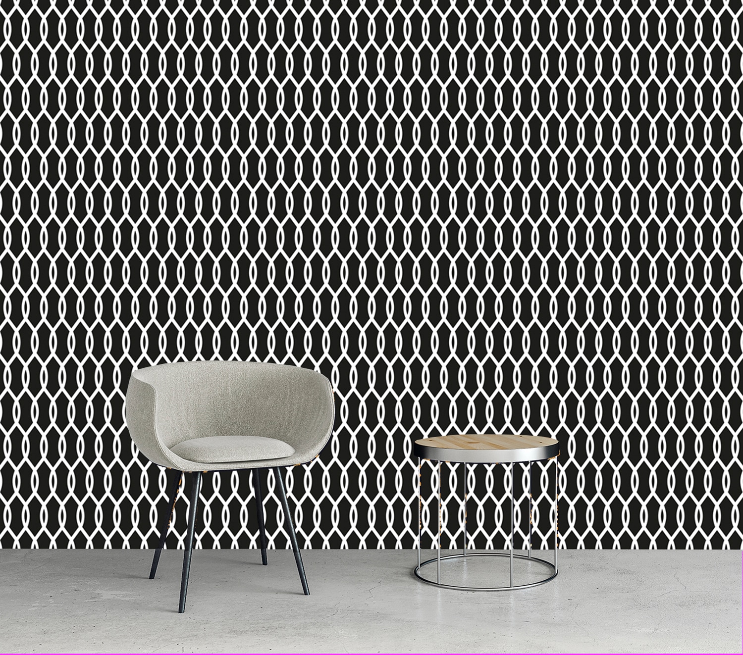 queence Vinyltapete »Louis«, bedruckt-3D-Optik-clean-Motiv, 90x250cm, selbstklebend, kinderleichte Anbringung, Sticker