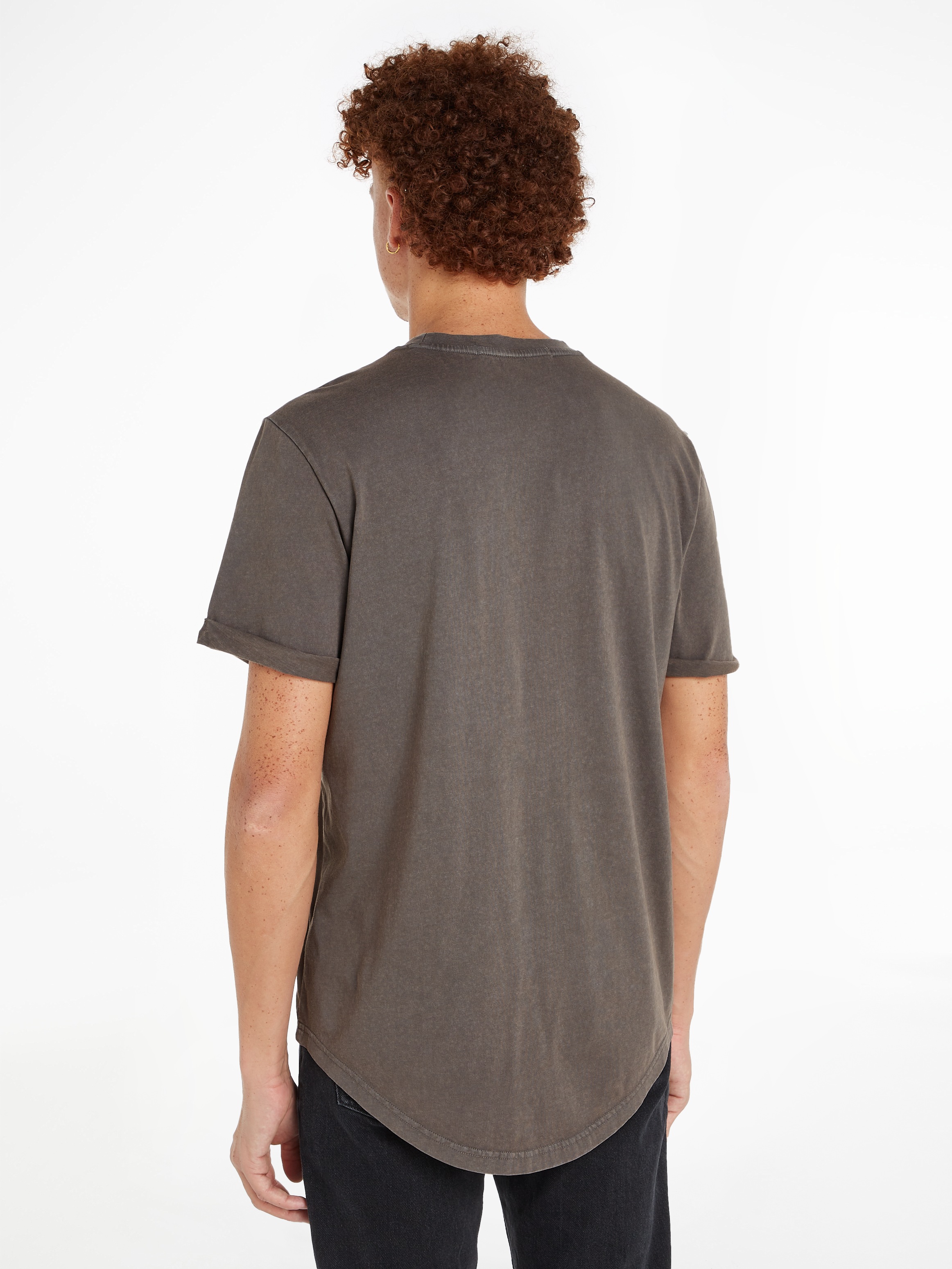 Calvin Klein Jeans T-Shirt »WASHED MONOLOGO BADGE TEE«, mit Logopatch