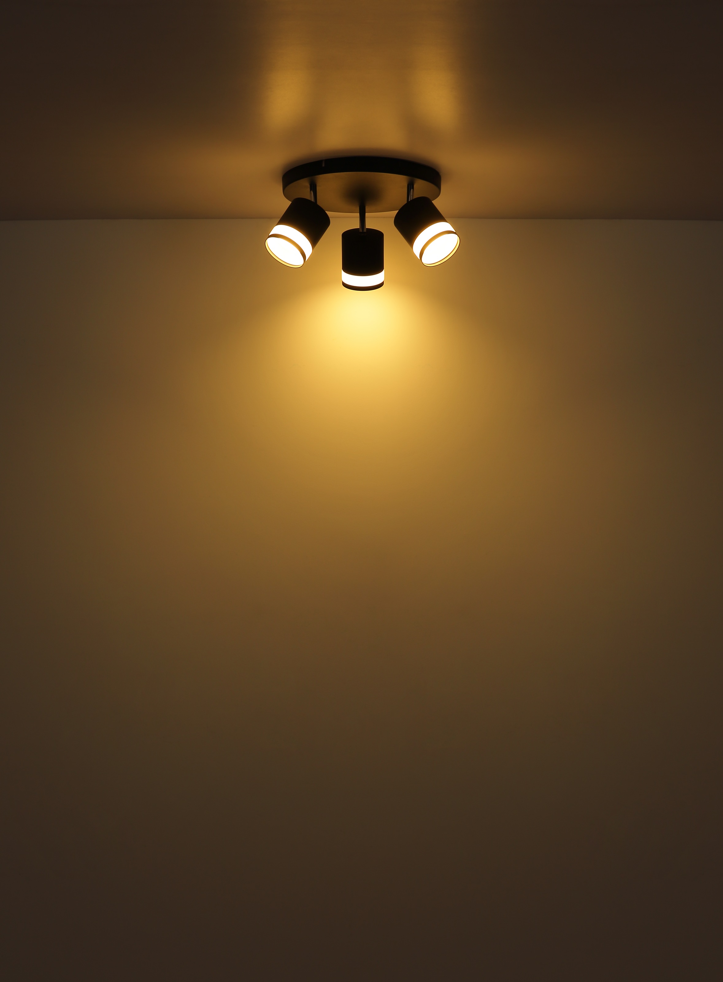 GLOBO LIGHTING Deckenstrahler »LUCERO«, Leuchtmittel GX53 | Leuchtmittel wechselbar, Deckenspot/schwarz/3000K/Wohnzimmer/Flur