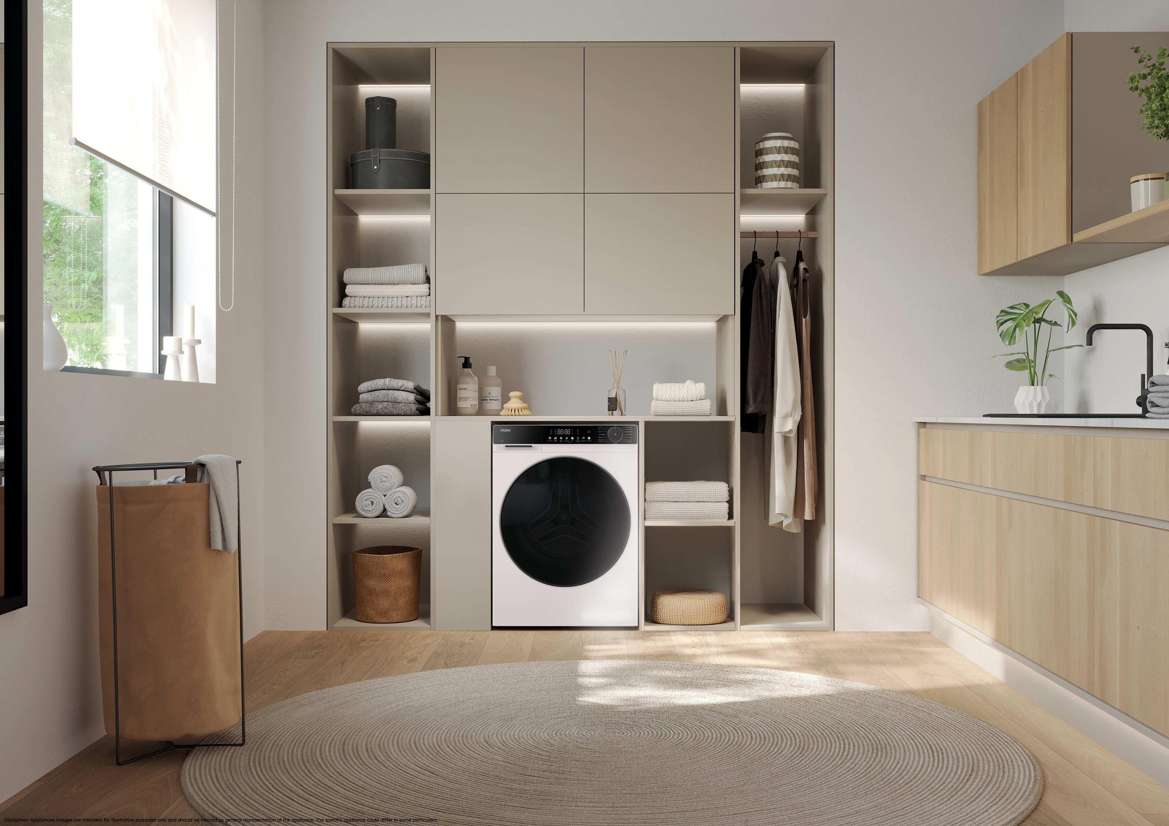 Haier Waschtrockner »HWD100-BP14657U1« G5 Serie 10 kg /6 kg Smart AI Automatikprogramm & Wi-Fi
