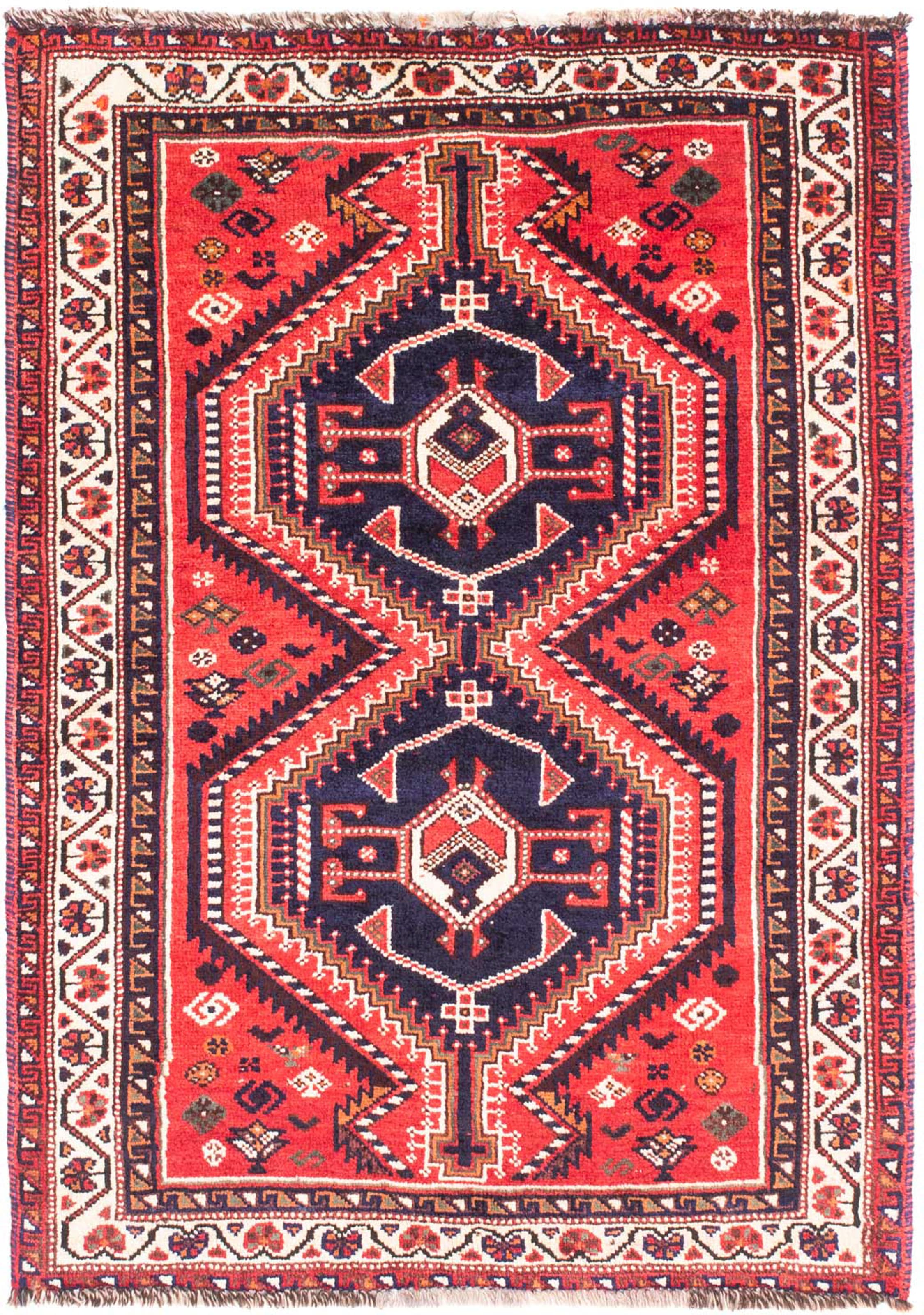 morgenland Orientteppich »Perser - Nomadic - 152 x 105 cm - rot«, rechtecki günstig online kaufen