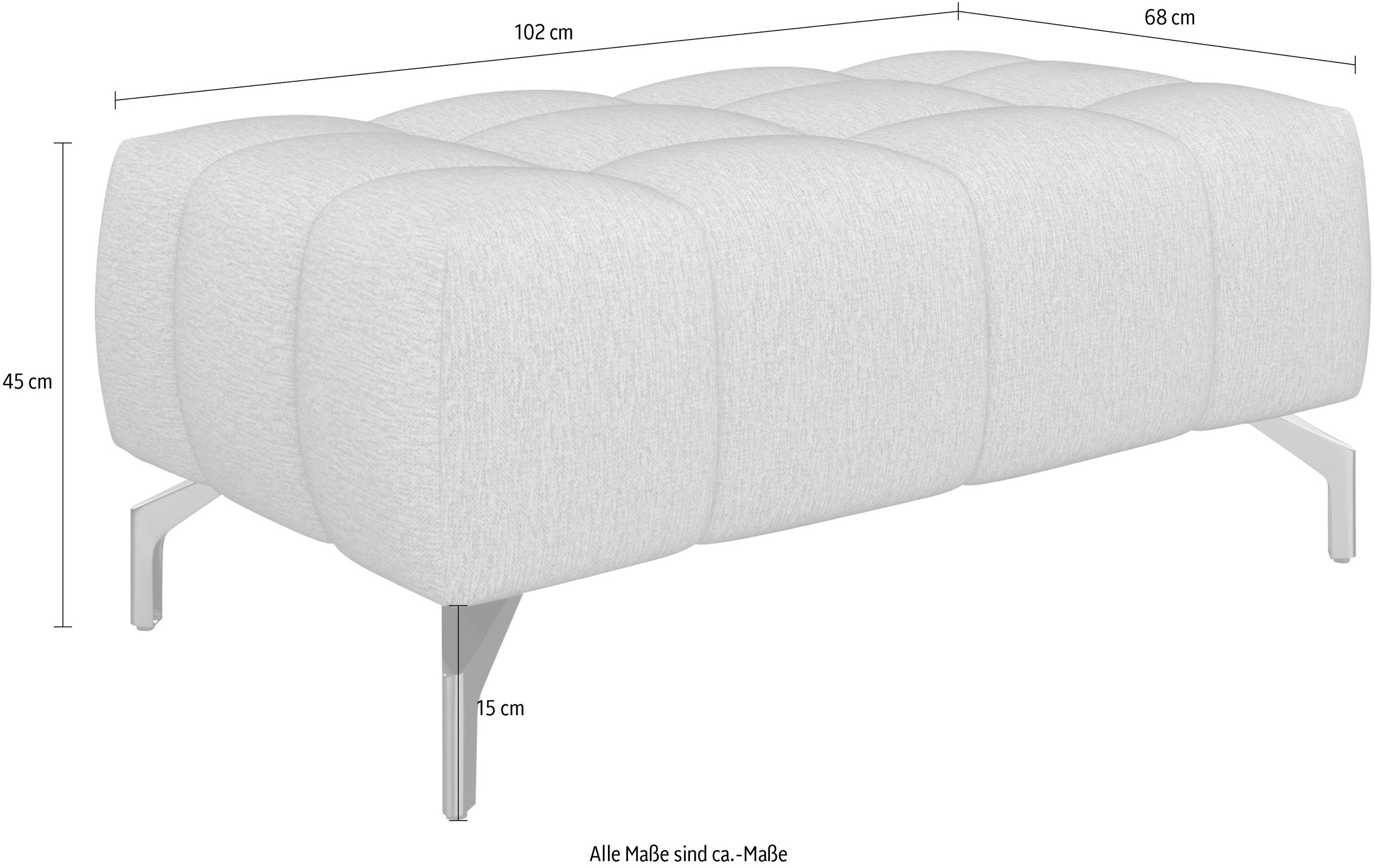 sit&more Hocker »Cool«, mit schwarzen Füßen