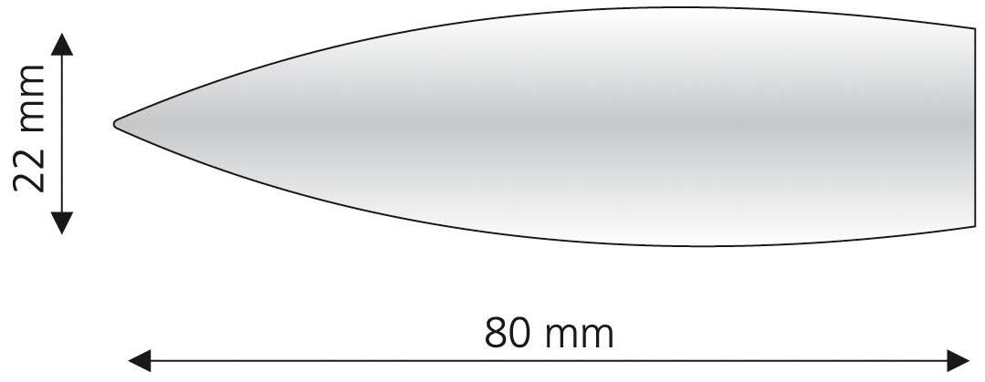 Liedeco Gardinenstangen-Endstück »Bullet«, (Set, 2 St.), für Gardinenstangen Ø 16 mm