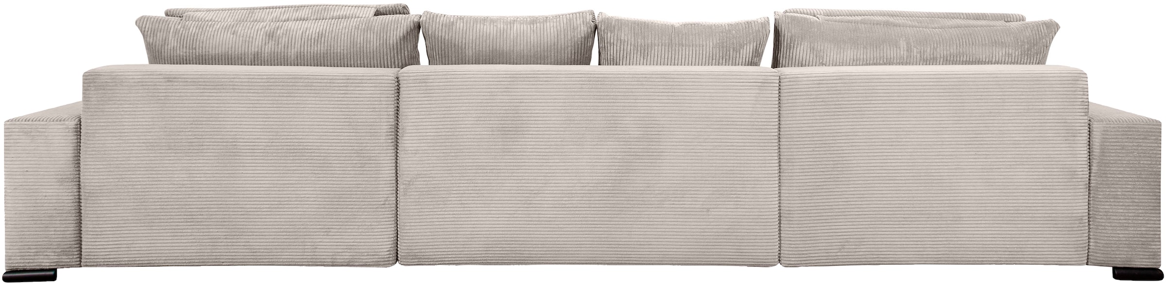 COLLECTION AB Wohnlandschaft »XXXL-Josy Relax U-Form Breite 352 cm, mit 2 gleich großen Recamieren«, inkl. Bettfunktion, Bettkasten, mit 4 Rückenkissen in zwei Größen