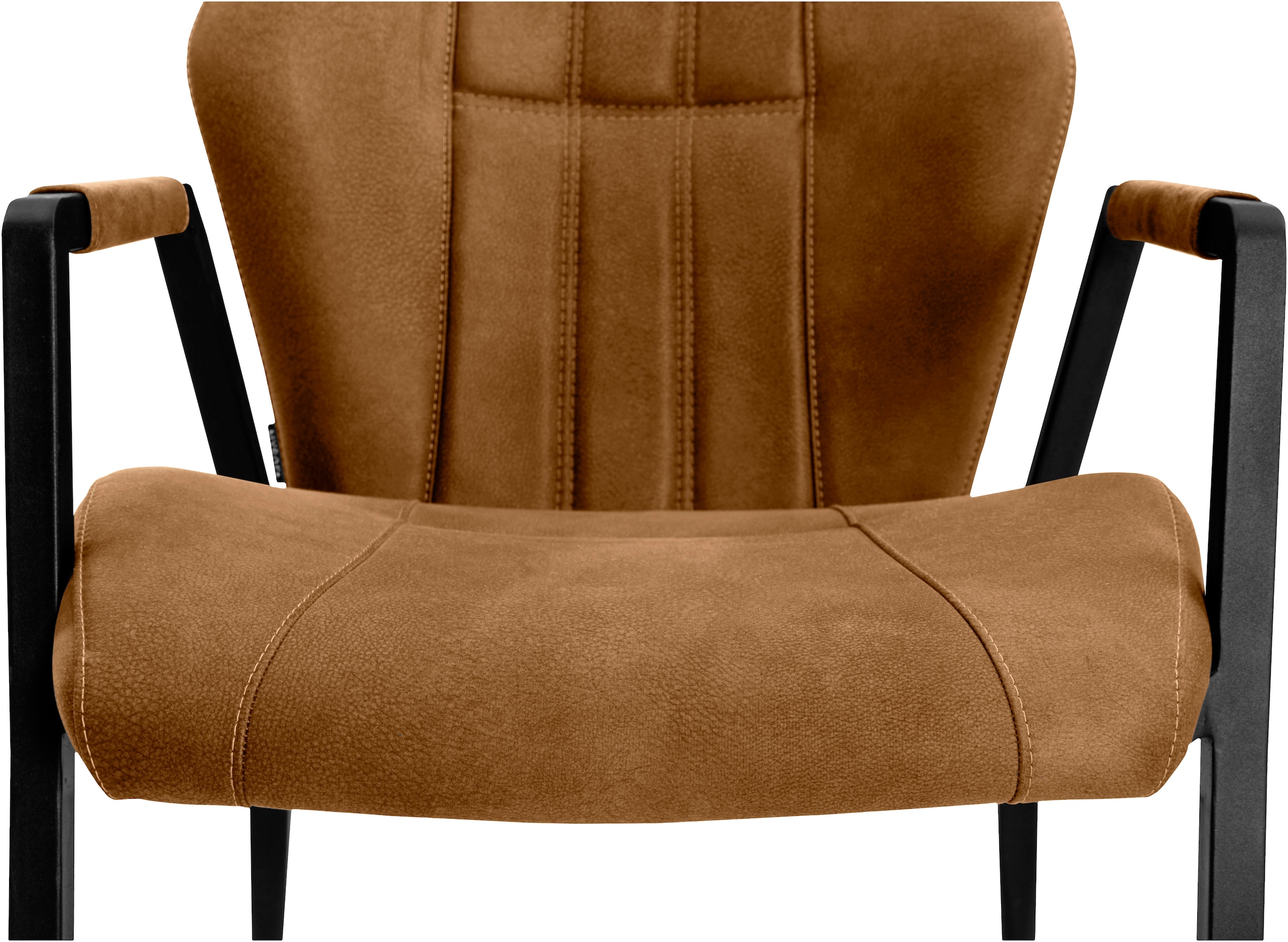 OMG Design Armlehnstuhl »Point«, (Set), 2 St., Stoff, Esszimmerstuhl mit Rollen, Bürostuhl