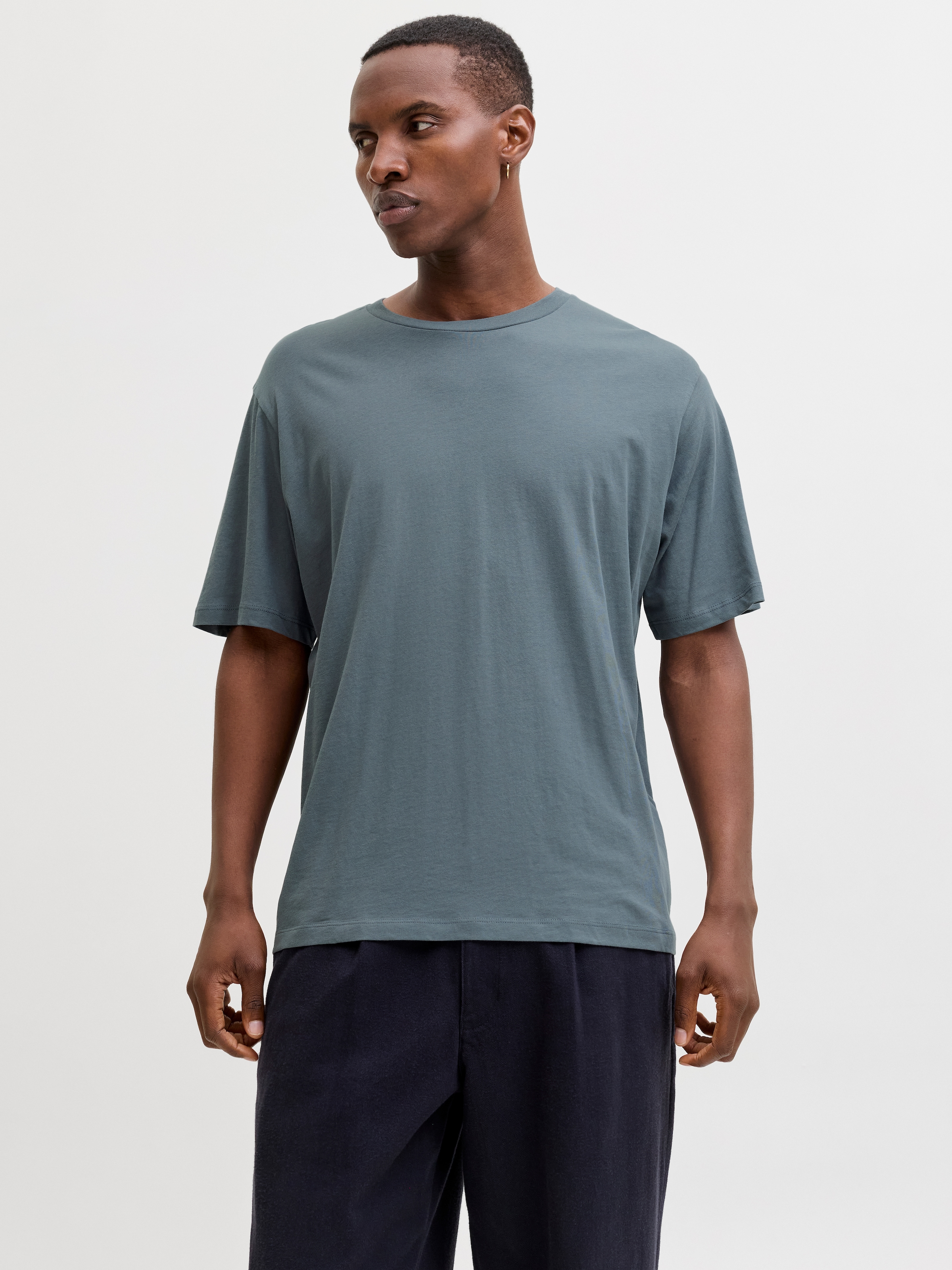 Jack & Jones Kurzarmshirt »JJHUGO LOOSE TEE SS CREW NECK 3PK MP«