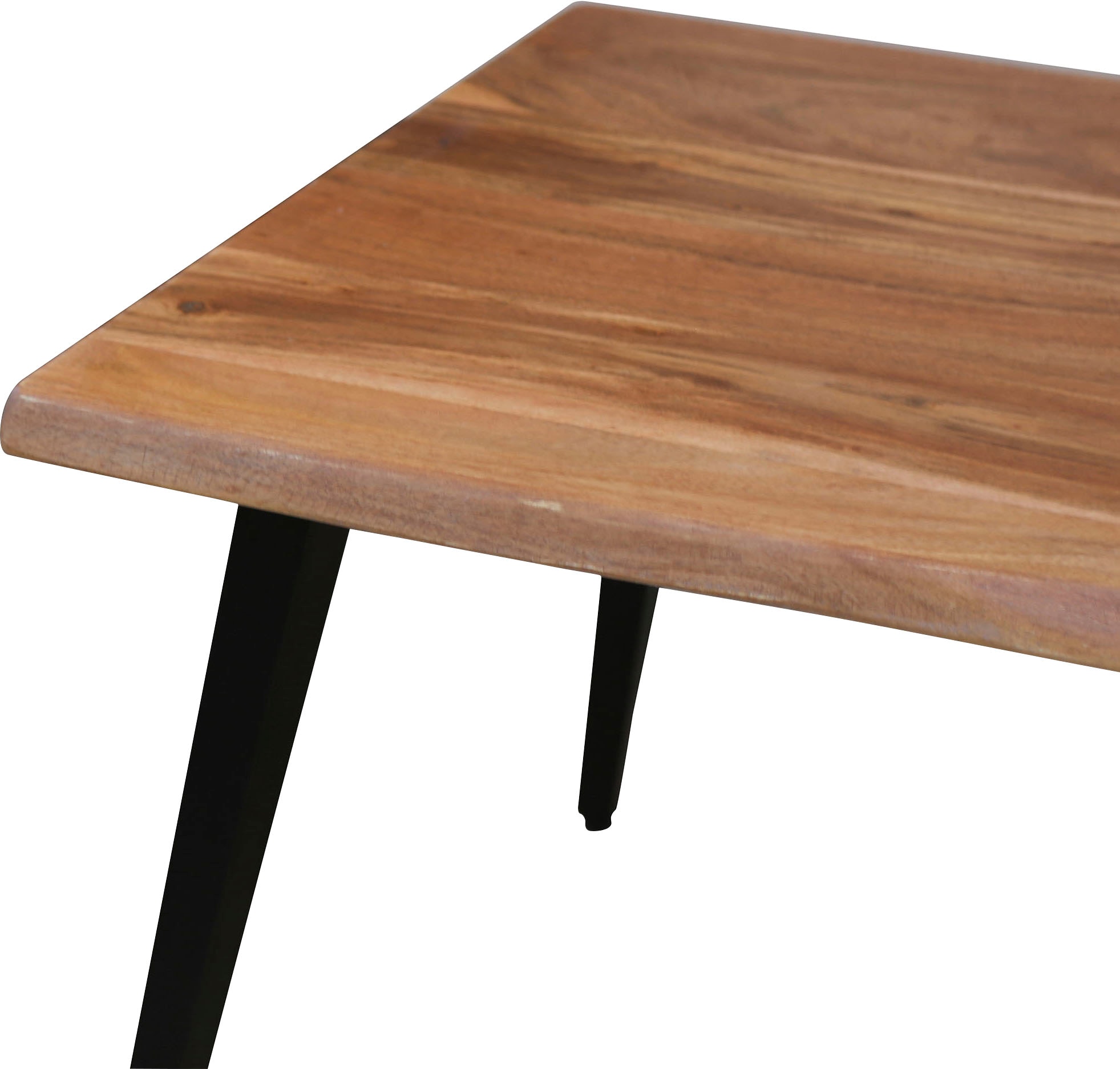 byLIVING Couchtisch »Caddy«, Tischplatte mit Baumkante, Breite 110 oder 60 cm